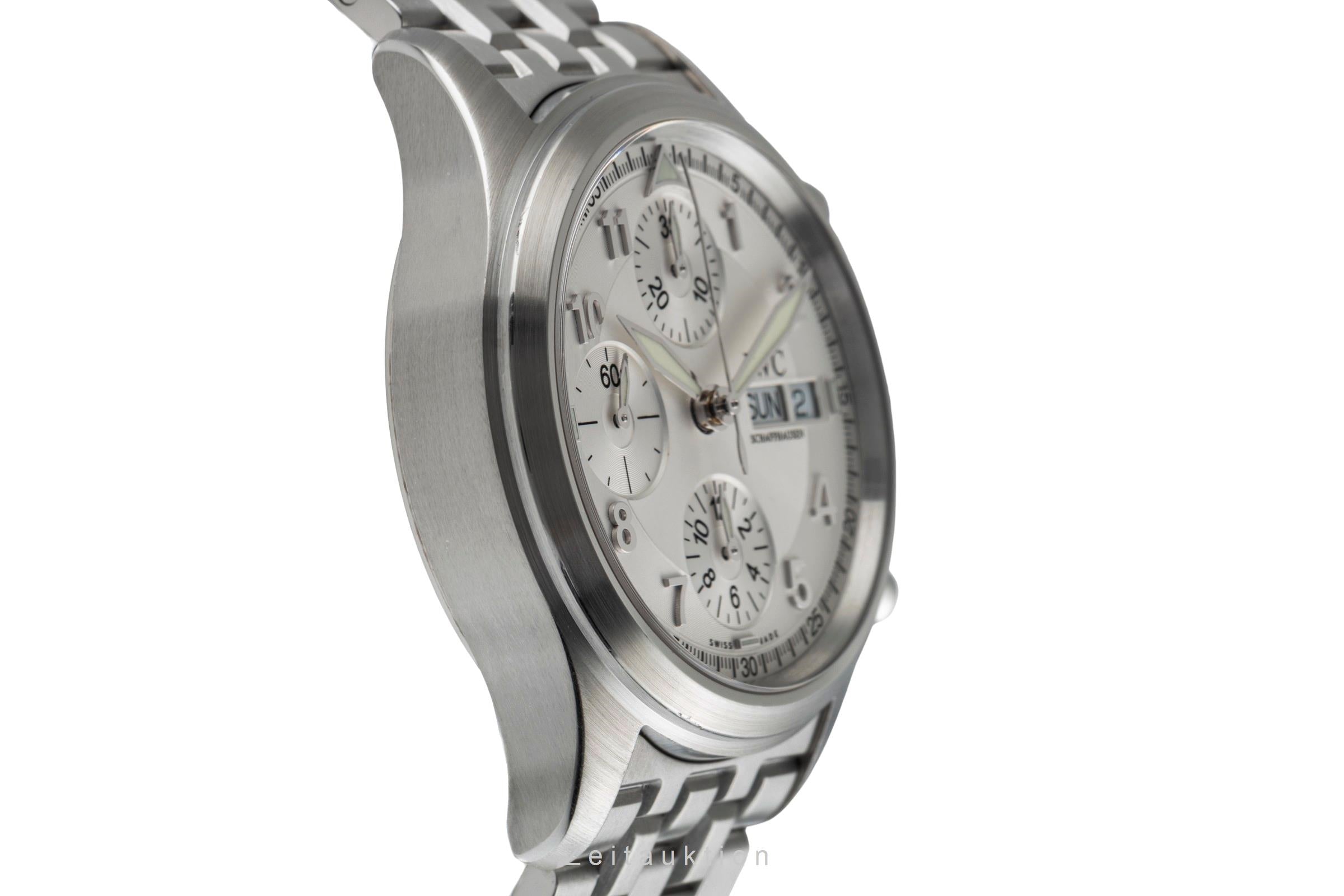 IWC Fliegerchronograph cronografo acciaio automatismo orologio da uomo IW370628 LP: 8600EUR  [2504316]