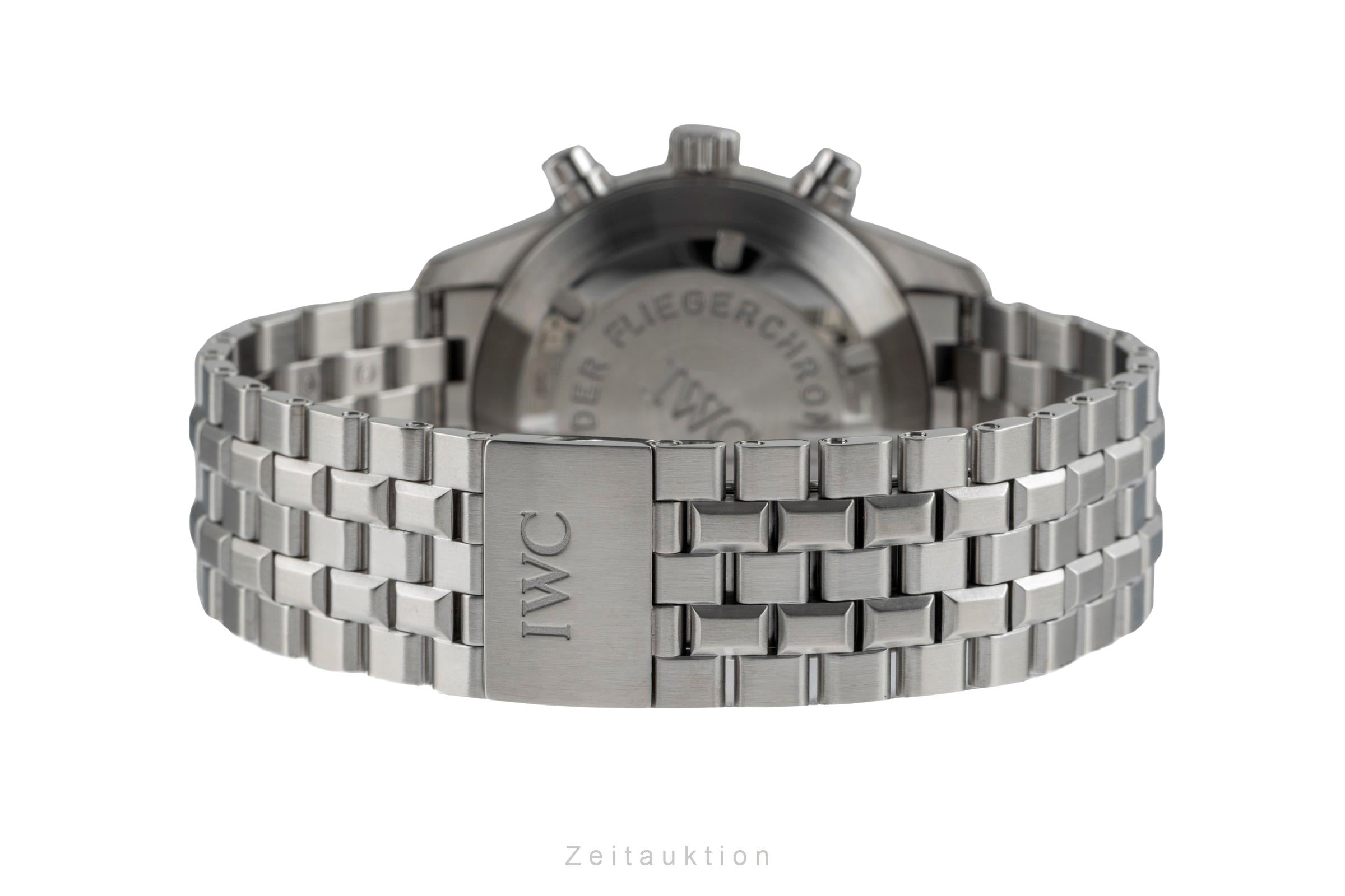 IWC Fliegerchronograph cronografo acciaio automatismo orologio da uomo IW370628 LP: 8600EUR  [2504316]
