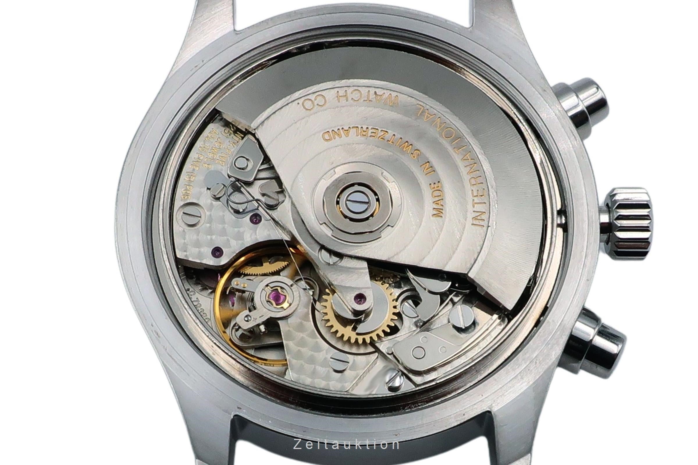 IWC Fliegerchronograph cronografo acciaio automatismo orologio da uomo IW370628 LP: 8600EUR  [2504316]