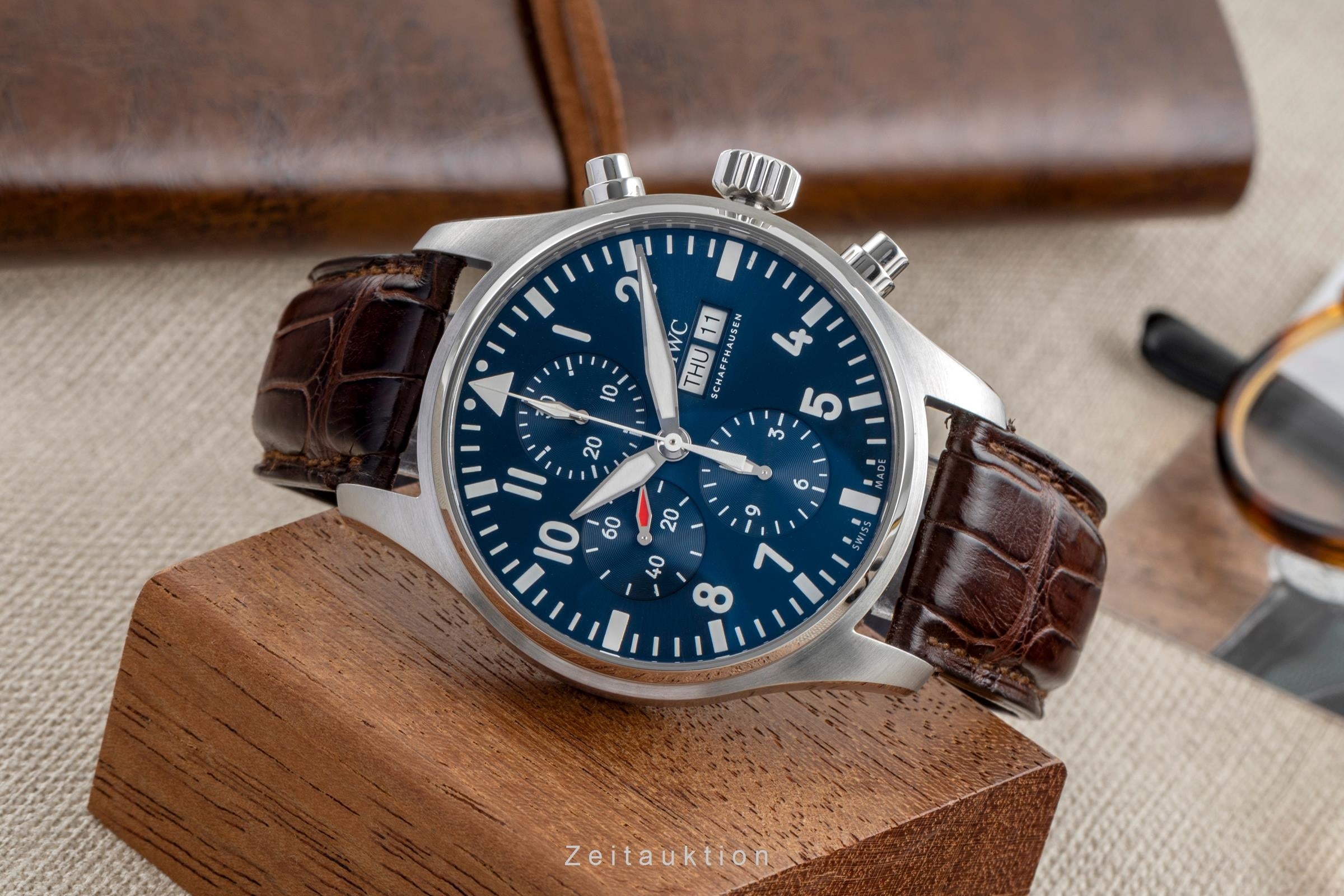 IWC Fliegerchronograph chronograph steel automatic men's watch IW377714  [2504318]