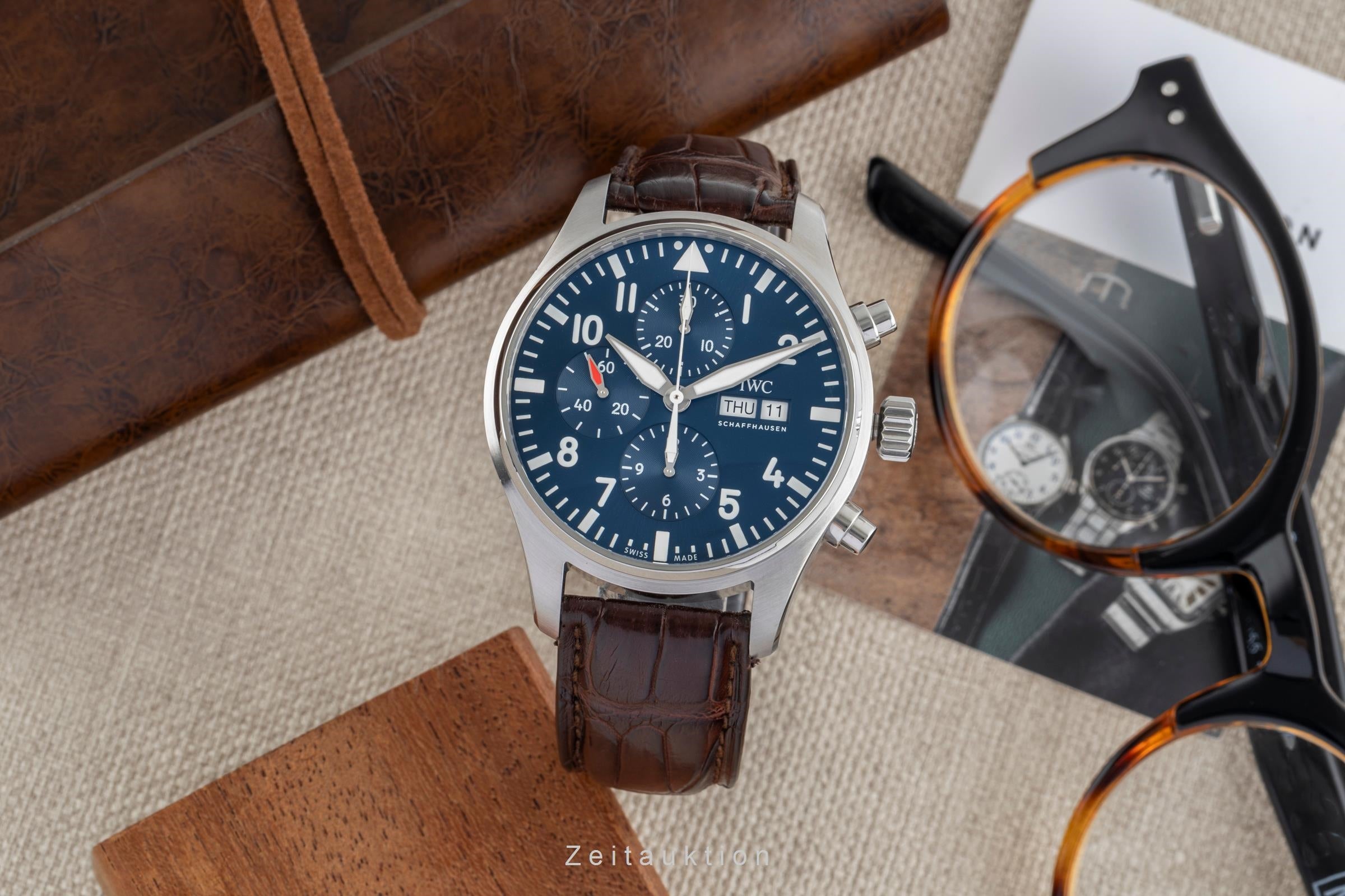 IWC Fliegerchronograph chronograph steel automatic men's watch IW377714  [2504318]