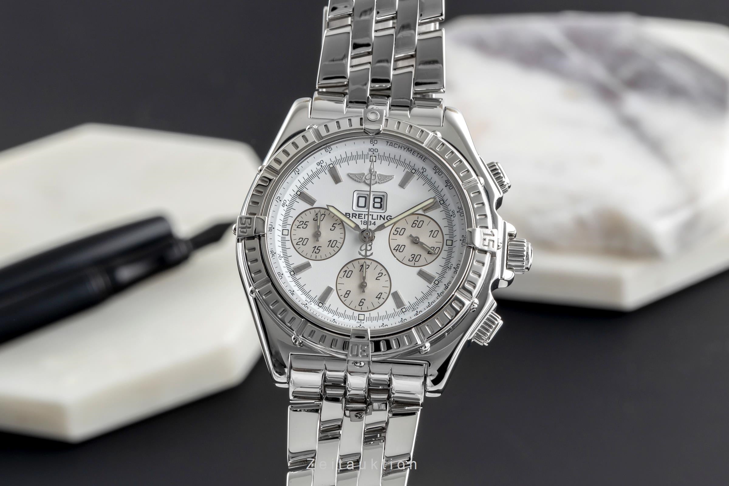 Breitling Crosswind Chronograph Automatik Big Date Edelstahl Ref. A44355 Box [2504322]