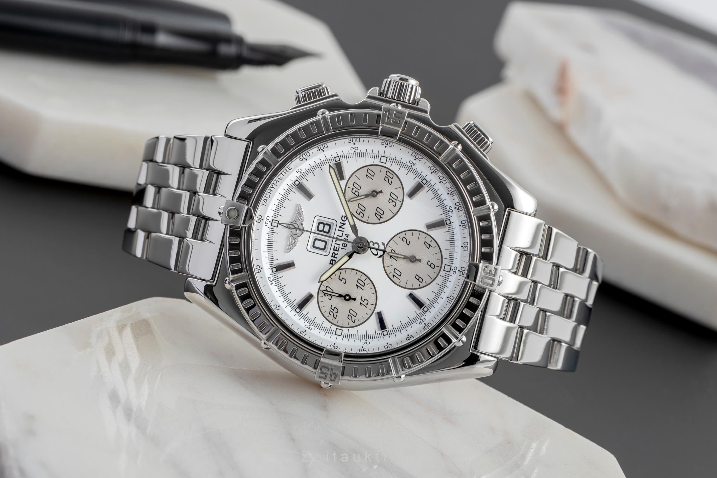 Breitling Crosswind Chronograph Automatik Big Date Edelstahl Ref. A44355 Box [2504322]