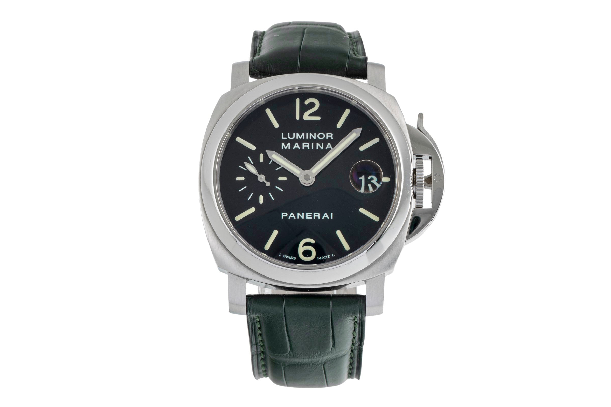 Panerai Luminor Marina acier automatique montre pour hommes PAM00048  [2504323]