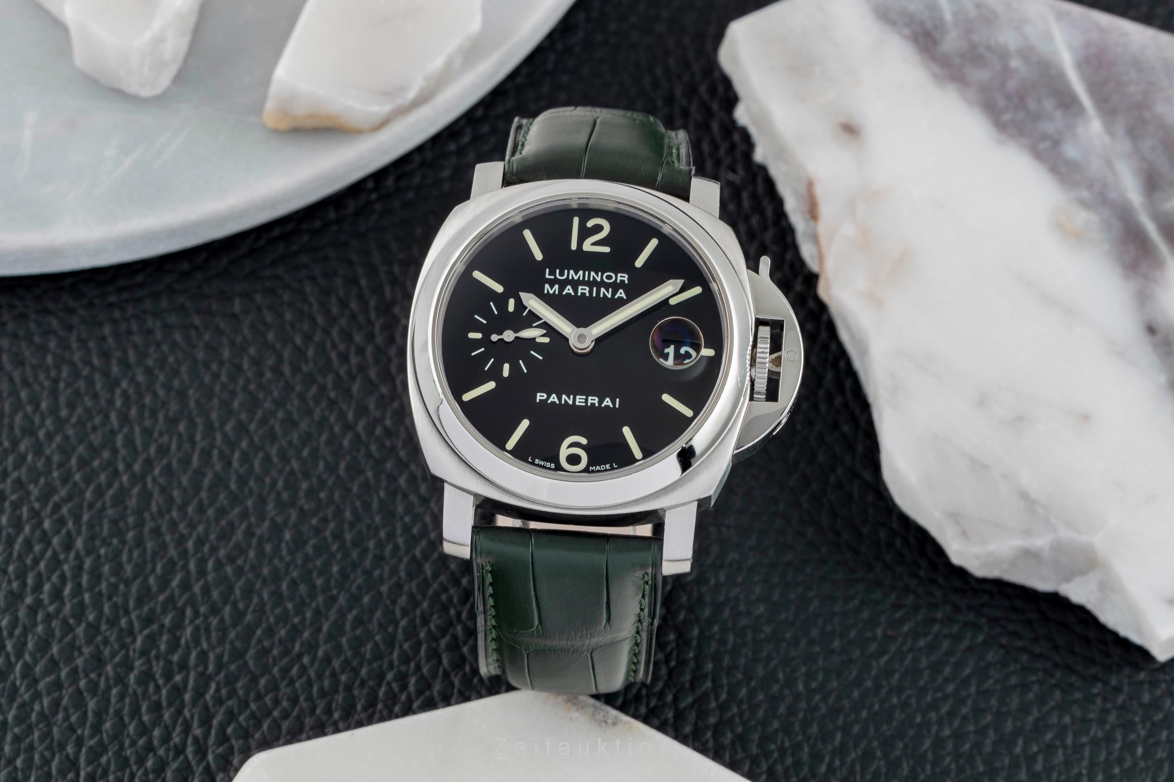 Panerai Luminor Marina acier automatique montre pour hommes PAM00048  [2504323]