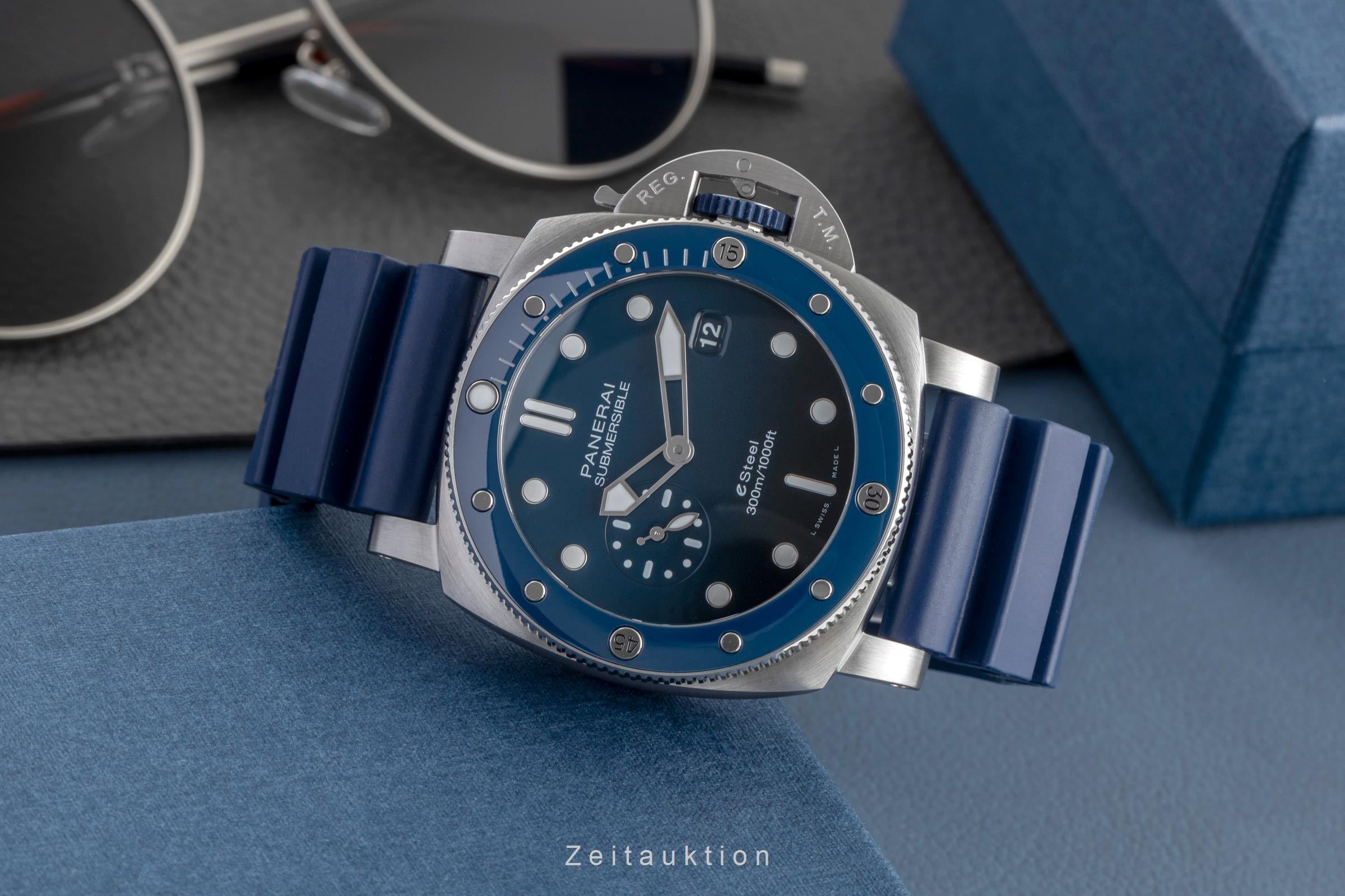 Panerai Submersible QuarantaQuatrro Stahl Automatik Ref. PAM01289B&P 2024 [2504326]