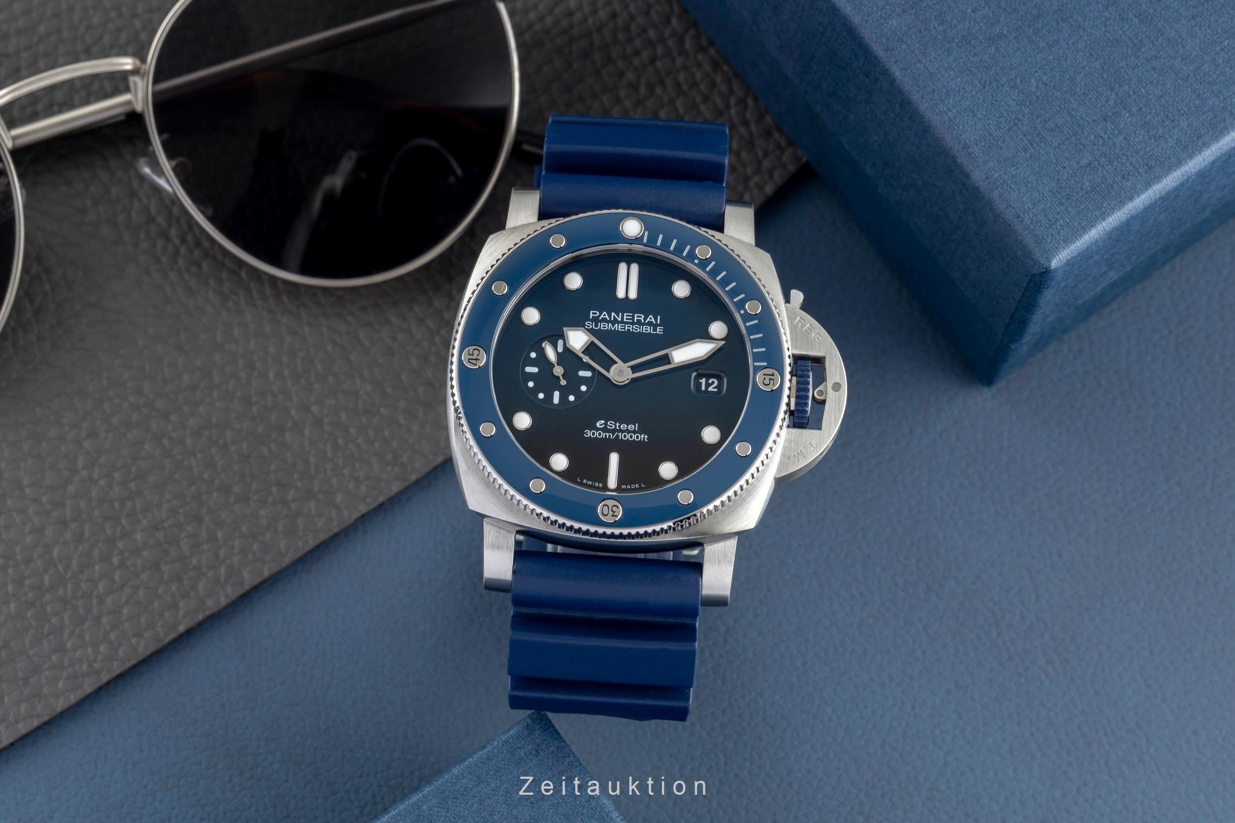 Panerai Submersible QuarantaQuatrro Stahl Automatik Ref. PAM01289B&P 2024 [2504326]