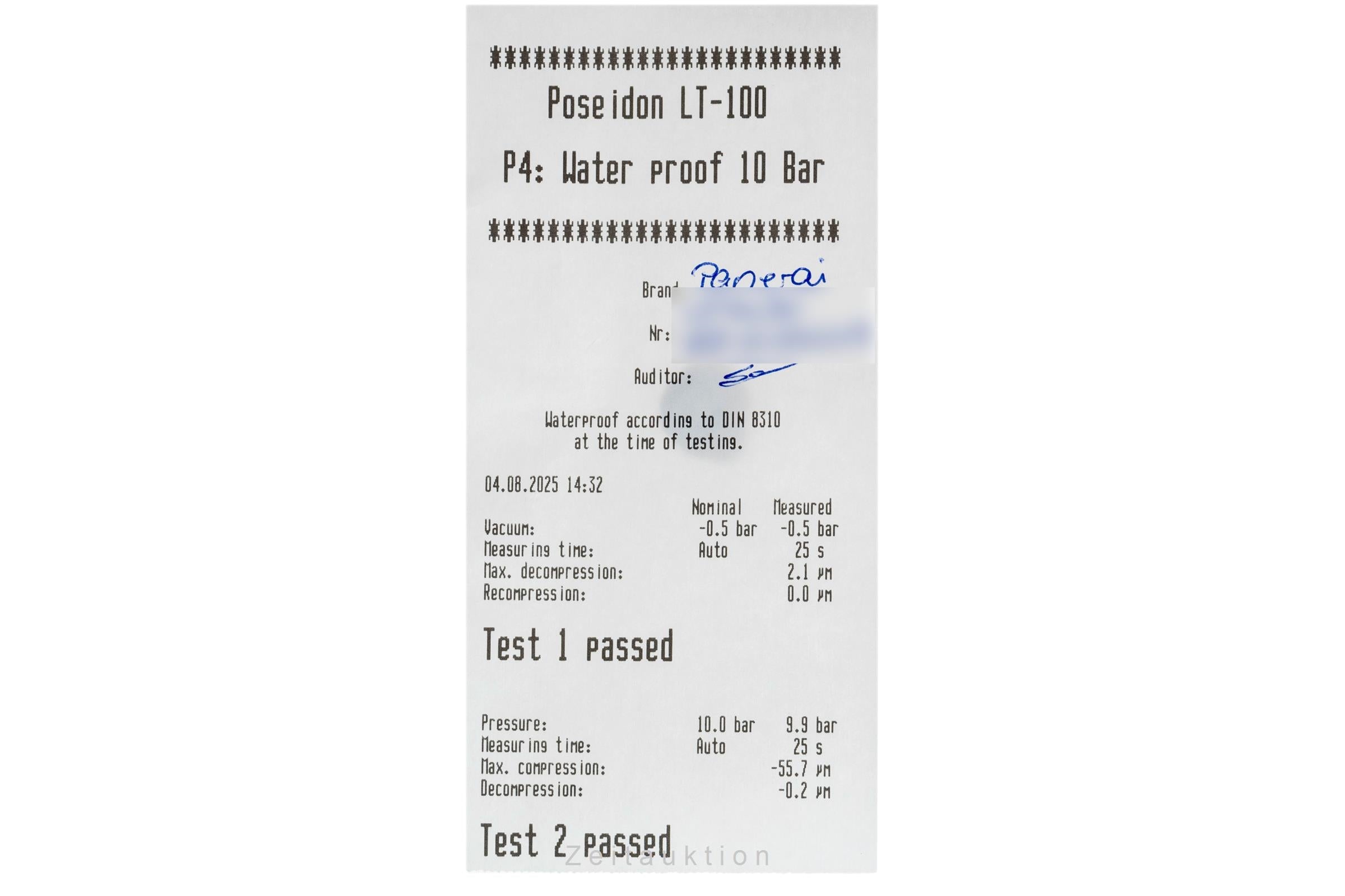 Panerai Submersible QuarantaQuatrro Stahl Automatik Ref. PAM01289B&P 2024 [2504326]