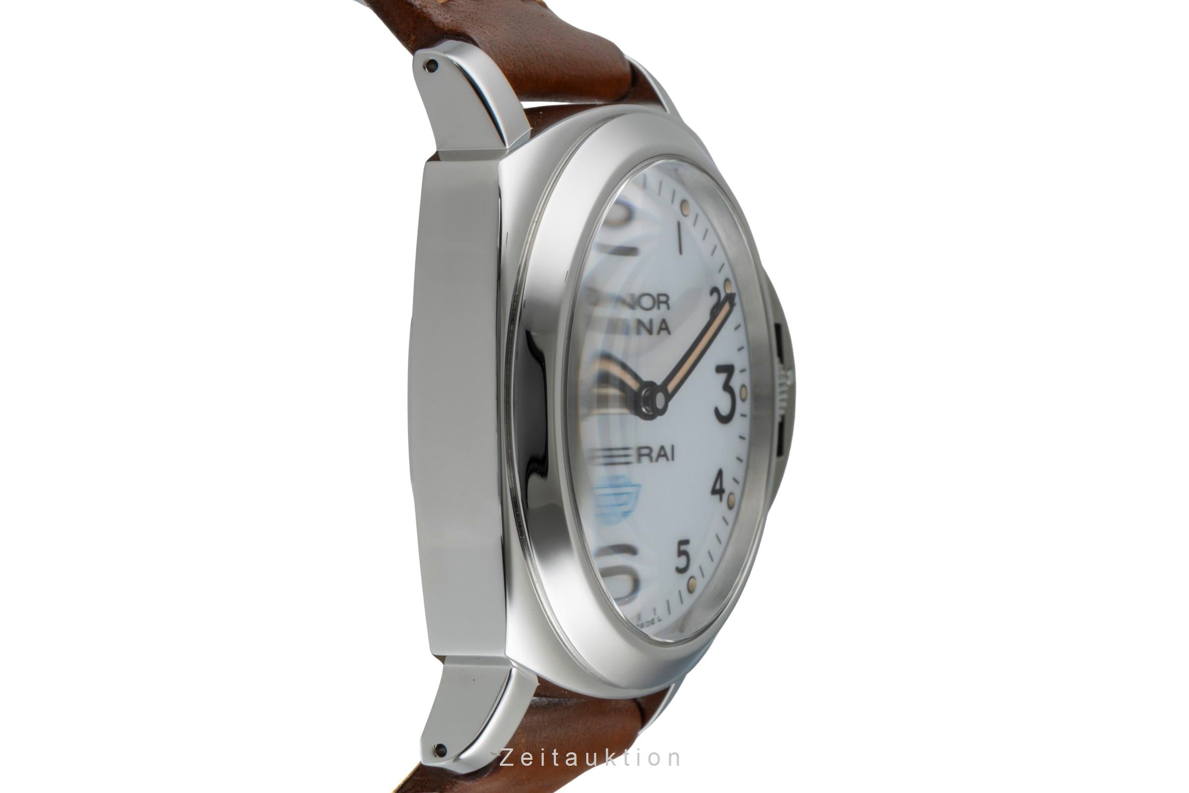 Panerai Luminor Marina acier à remontage manuel montre pour hommes PAM00778 LP: 6200EUR  [2504328]