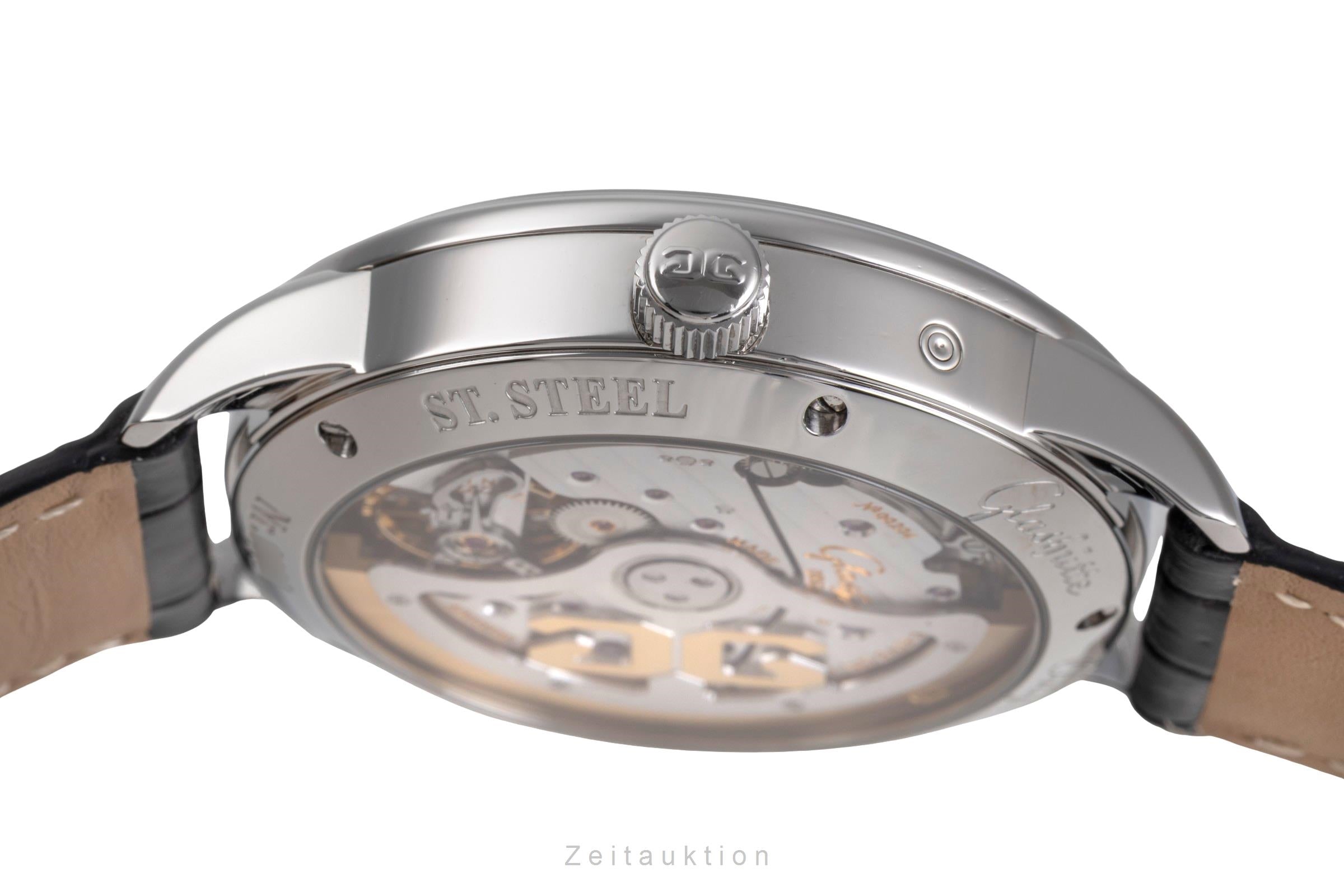 Glashütte Senator acier automatique montre pour hommes 100-04-03-02-04	 LP: 12000EUR  [2504331]