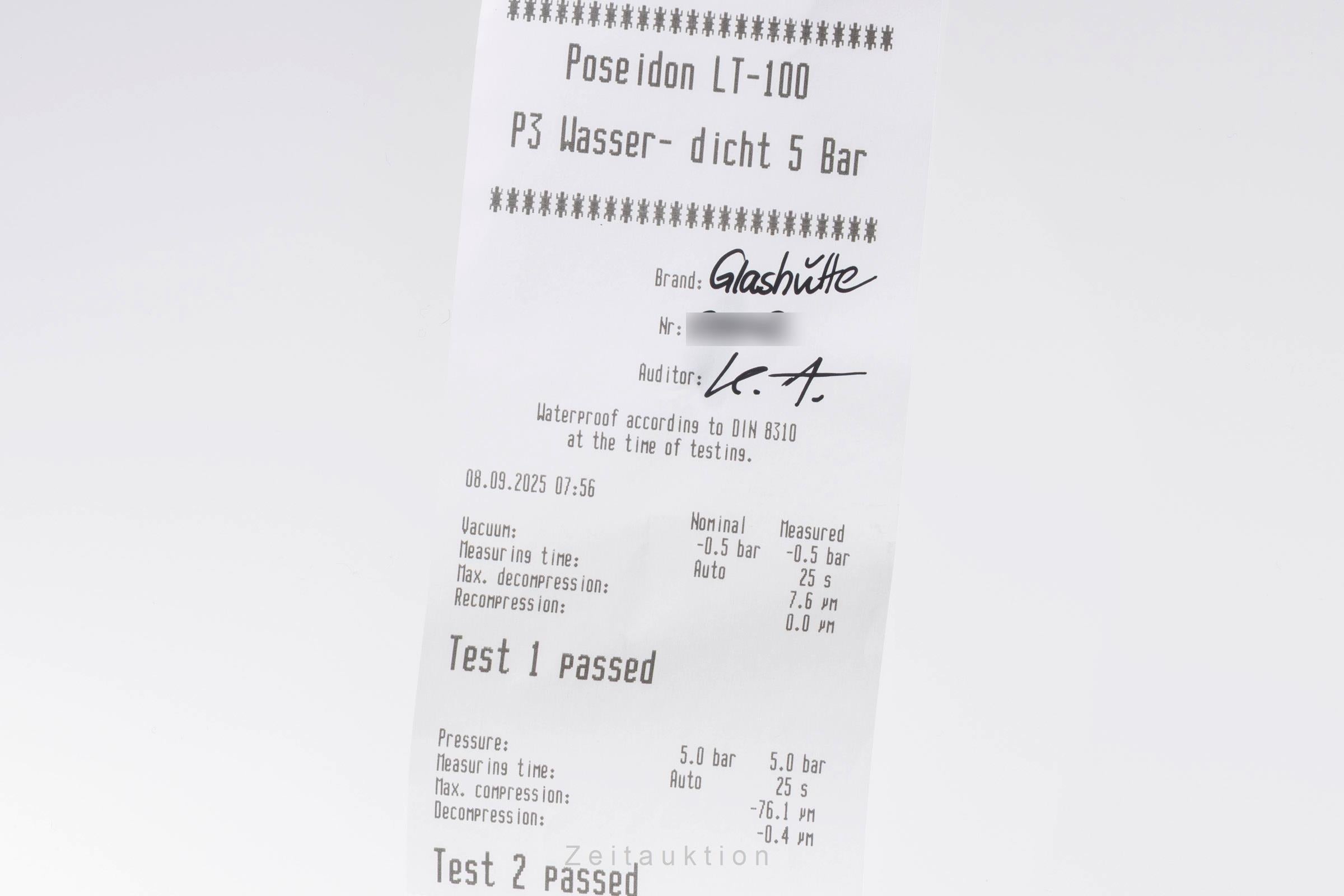 Glashütte Senator acier automatique montre pour hommes 100-04-03-02-04	 LP: 12000EUR  [2504331]