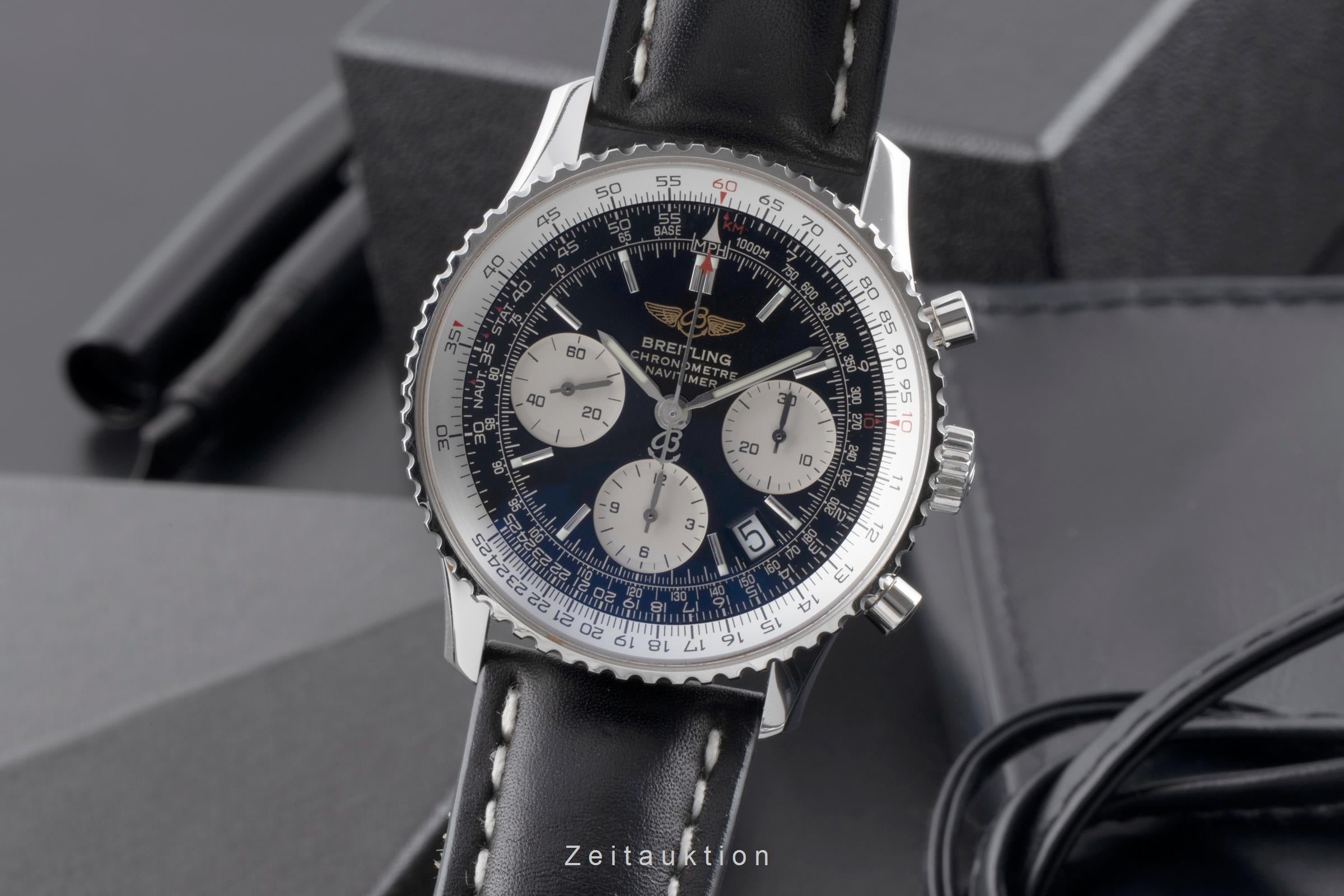 Breitling Navitimer cronografo acciaio automatismo orologio da uomo A23322  [2504332]