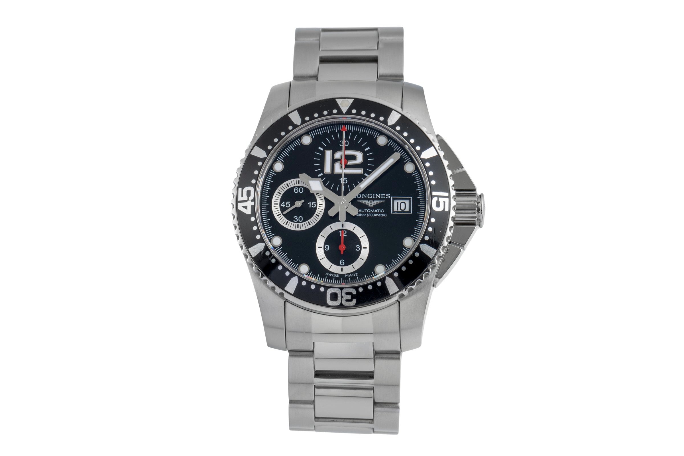 Longines Hydro Conquest chronograph steel automatic Kal. L667.2
