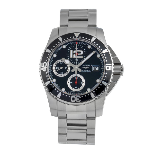 Longines Hydro Conquest chronographe acier automatique montre pour hommes L3.644.4.56.6	  [2504333]