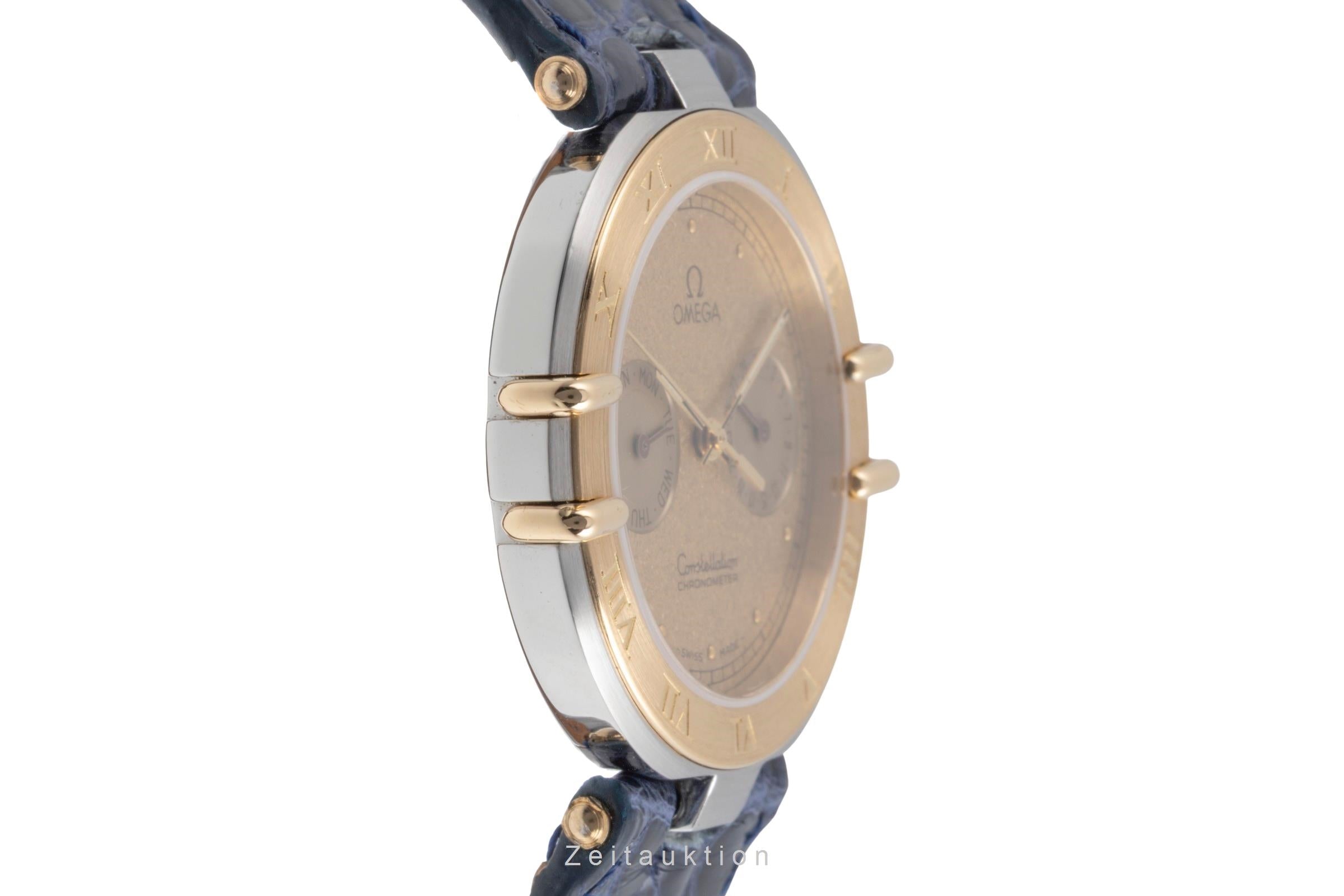 Omega Constellation acier / or  quartz montre pour hommes 198.0145 Vintage  [2504335]