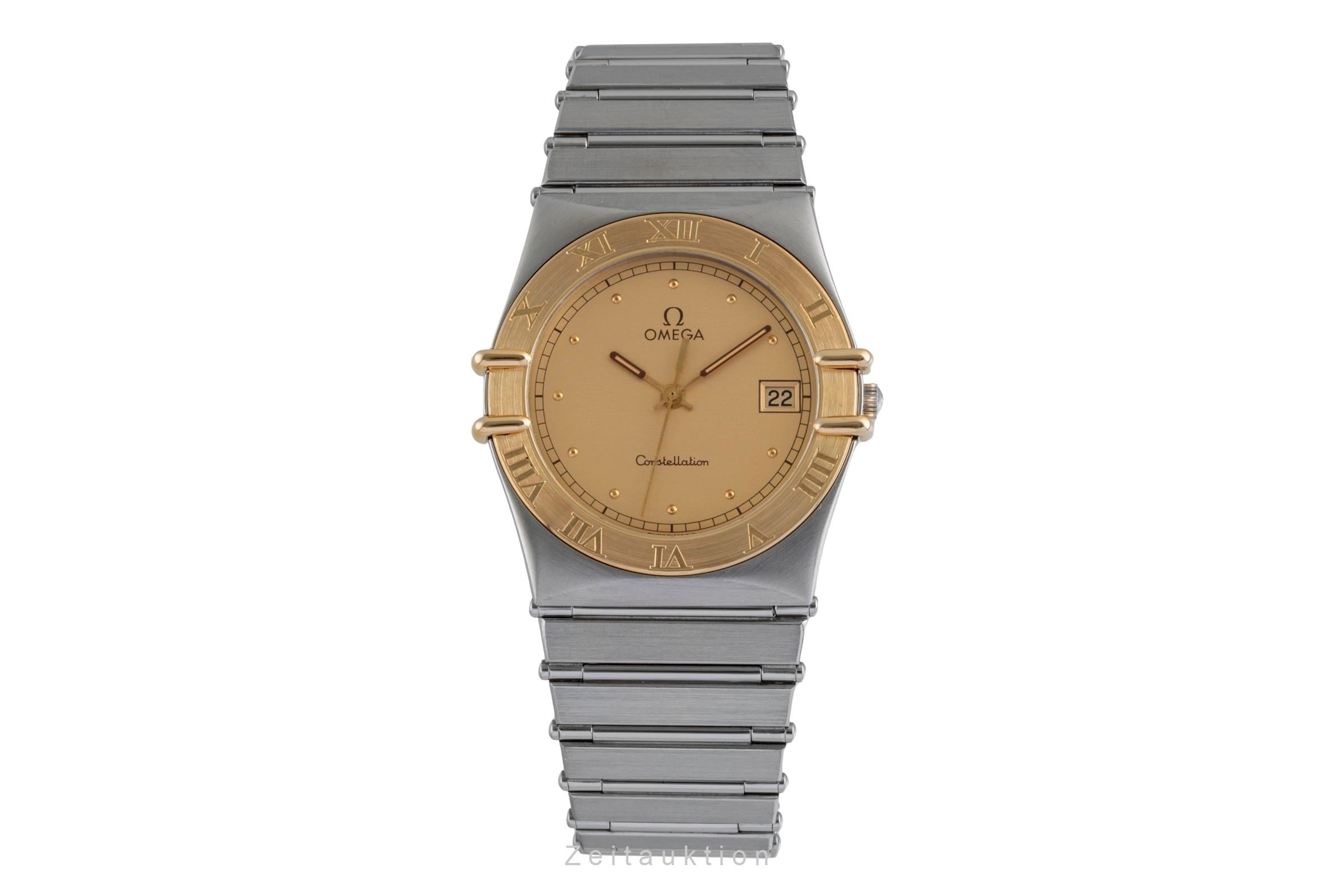 Omega Constellation acier / or  quartz montre pour hommes 396.1076 Vintage  [2504336]