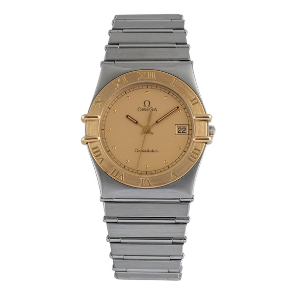 Omega Constellation acier / or  quartz montre pour hommes 396.1076 Vintage  [2504336]