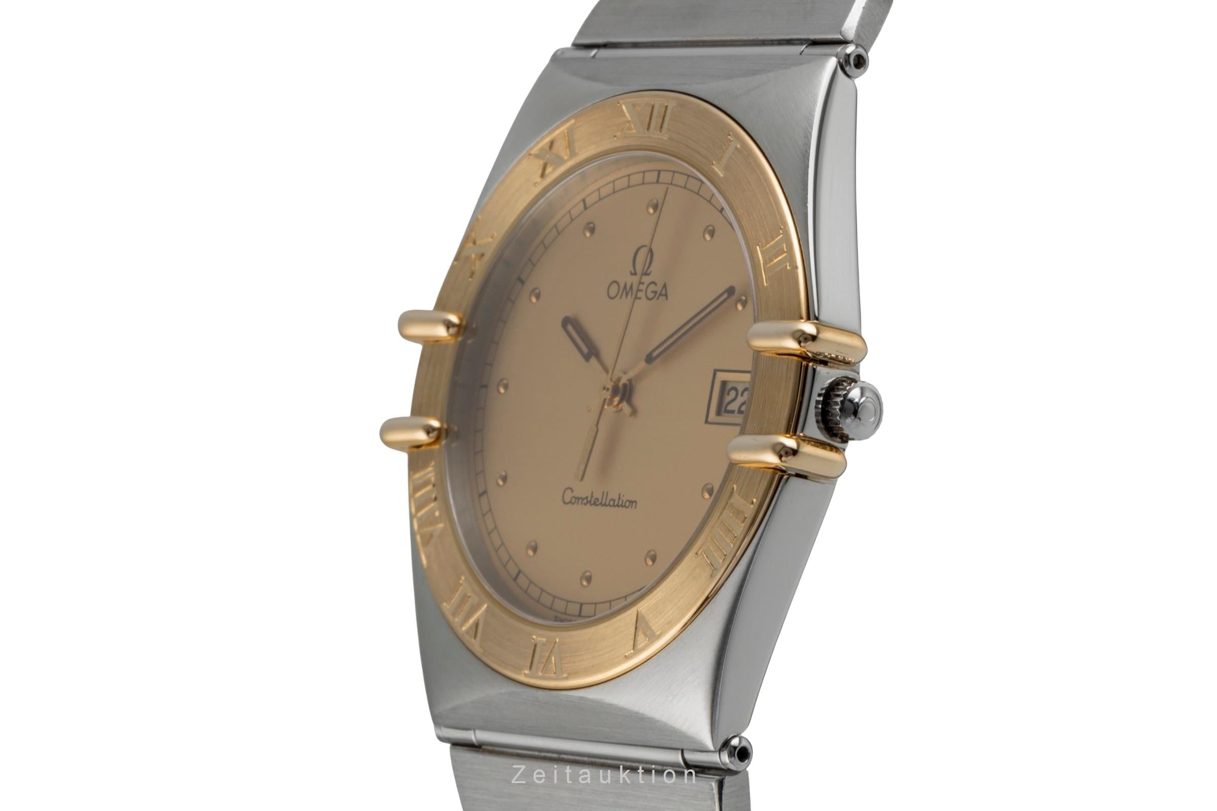 Omega Constellation acier / or  quartz montre pour hommes 396.1076 Vintage  [2504336]