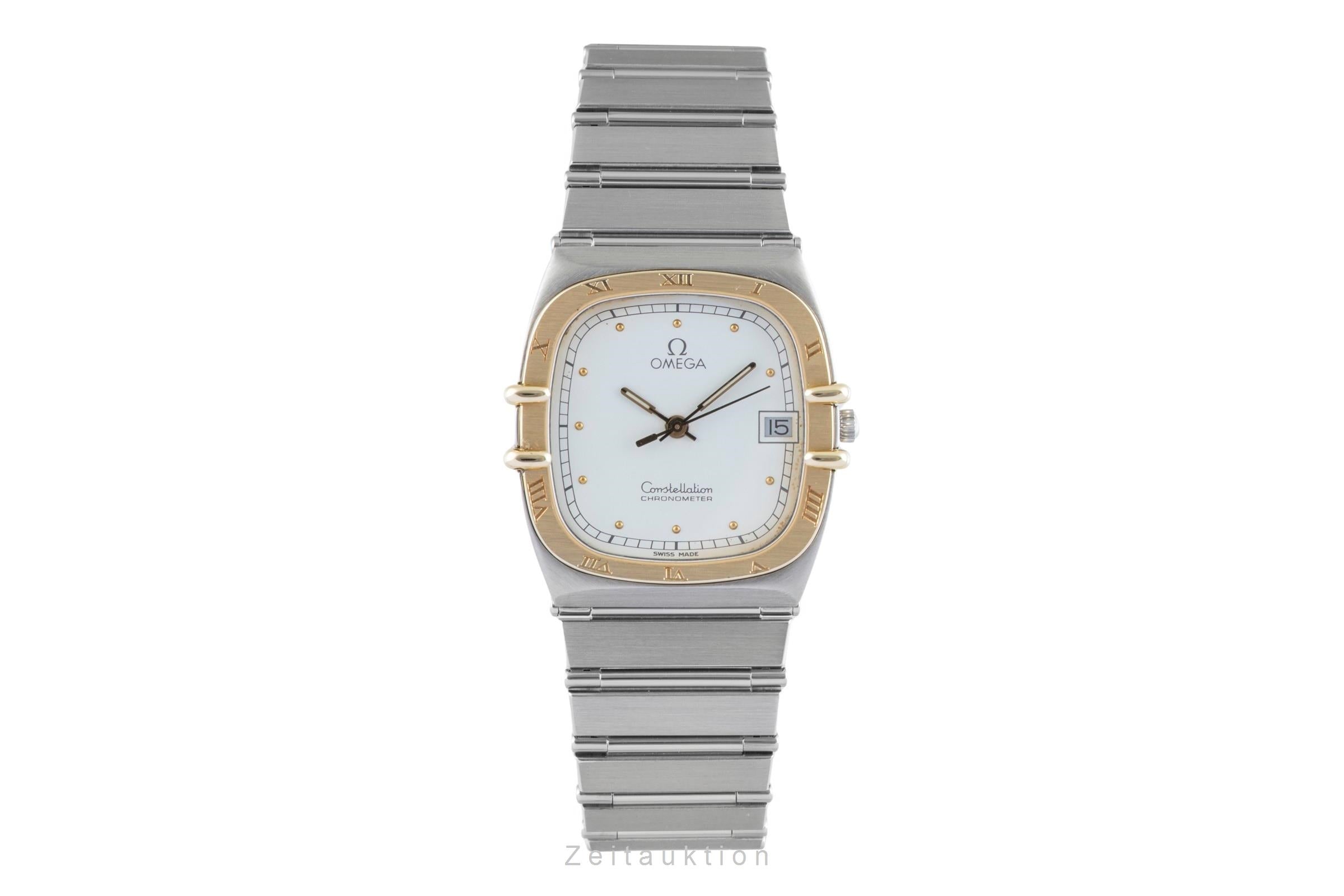 Omega Constellation acier / or  quartz montre pour hommes 398.0877  [2504337]