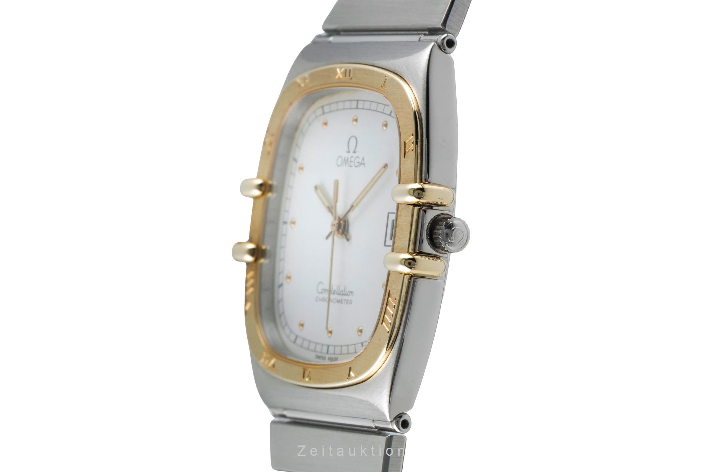 Omega Constellation acier / or  quartz montre pour hommes 398.0877  [2504337]