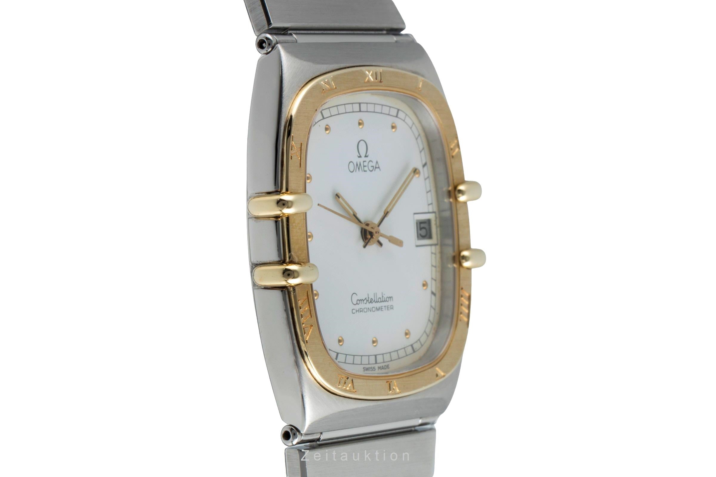Omega Constellation acier / or  quartz montre pour hommes 398.0877  [2504337]