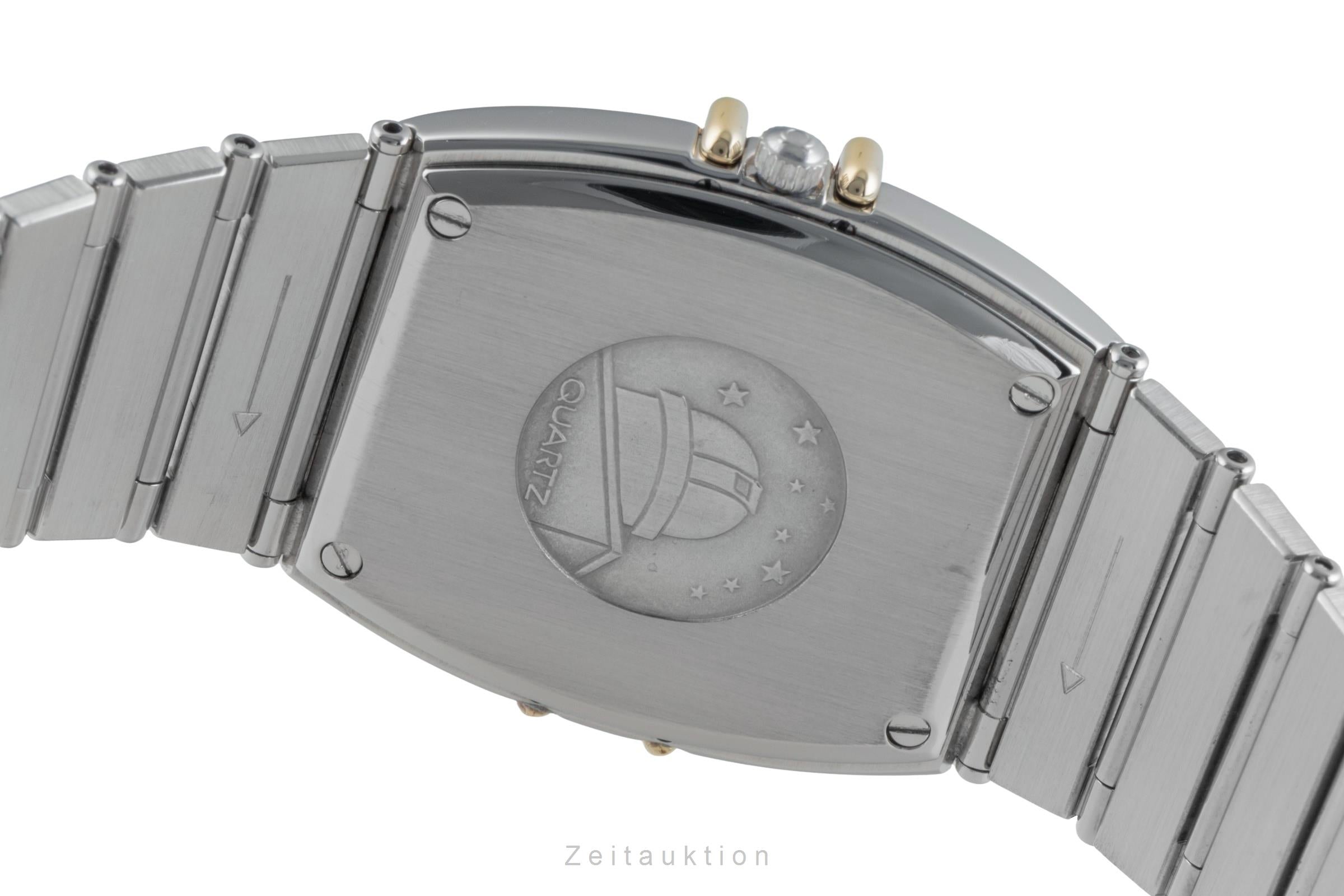 Omega Constellation acier / or  quartz montre pour hommes 398.0877  [2504337]
