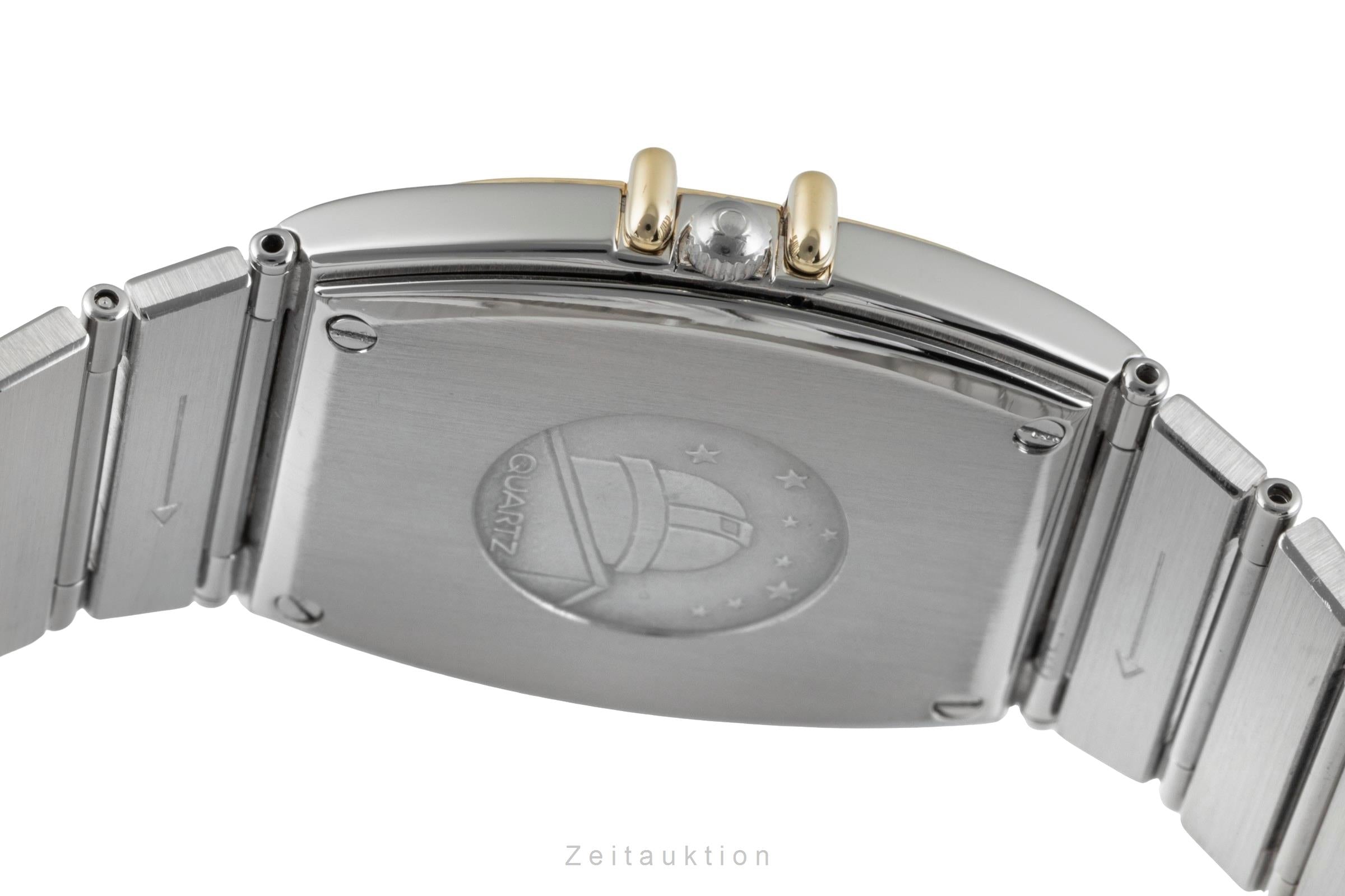 Omega Constellation acier / or  quartz montre pour hommes 398.0877  [2504337]