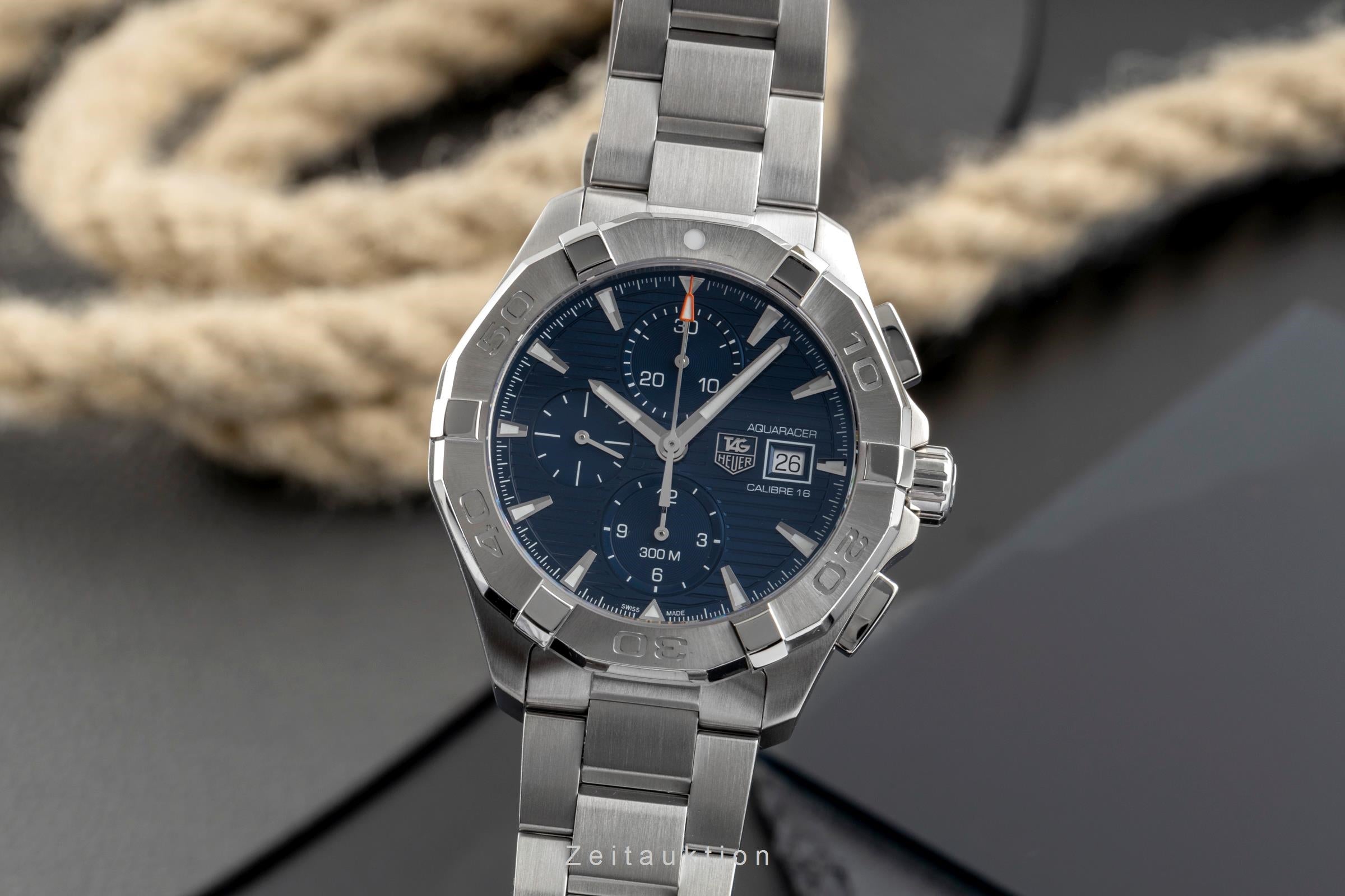 Tag Heuer Aquaracer Chronograph Stahl Automatik Herrenuhr Ref. CAY2112-2  [2504341]