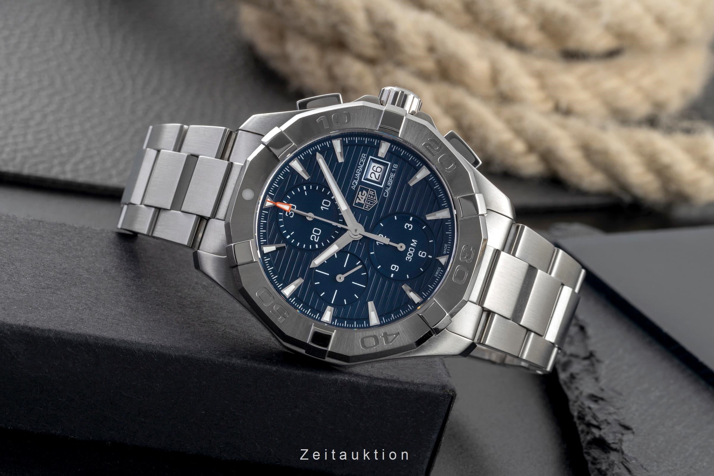 Tag Heuer Aquaracer chronograph steel automatic Kal. 16 Ref