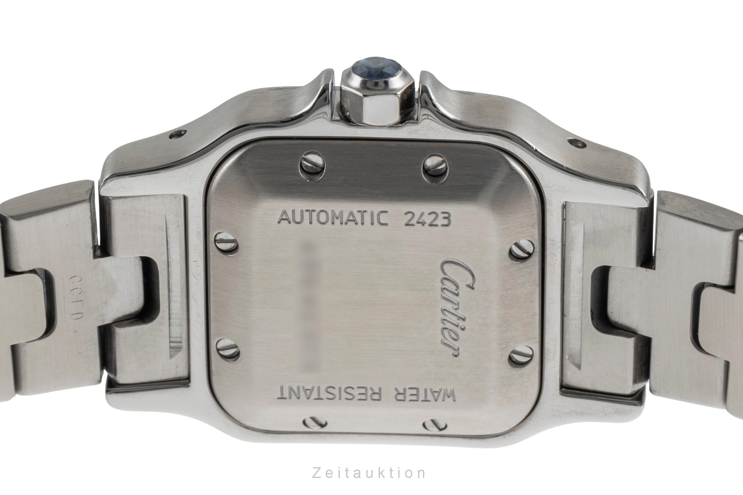 Cartier Santos Galbée SM Stahl / Gold Automatik Damenuhr Ref. W20045C4 2423 [2504342]