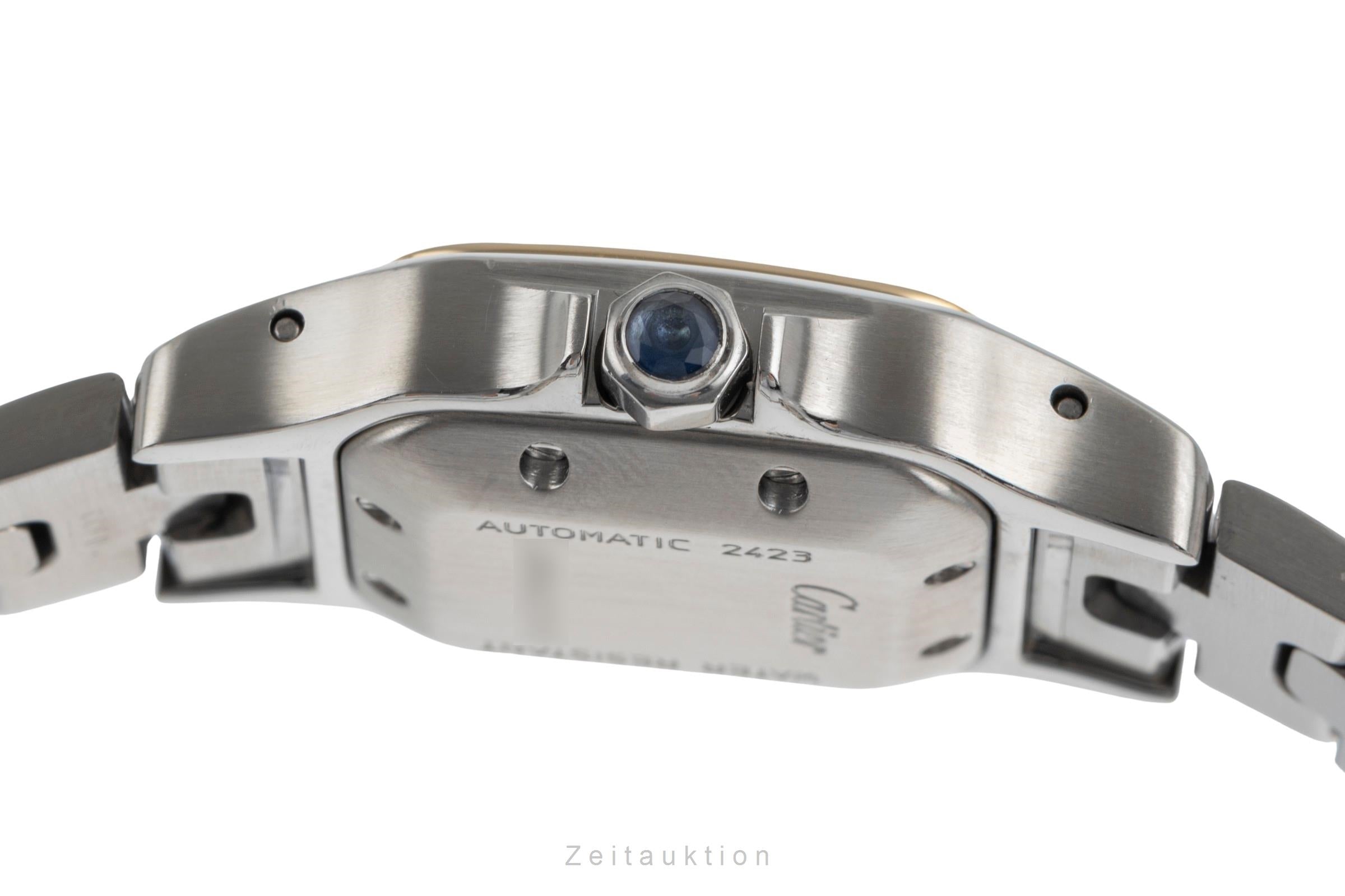 Cartier Santos Galbée SM Stahl / Gold Automatik Damenuhr Ref. W20045C4 2423 [2504342]