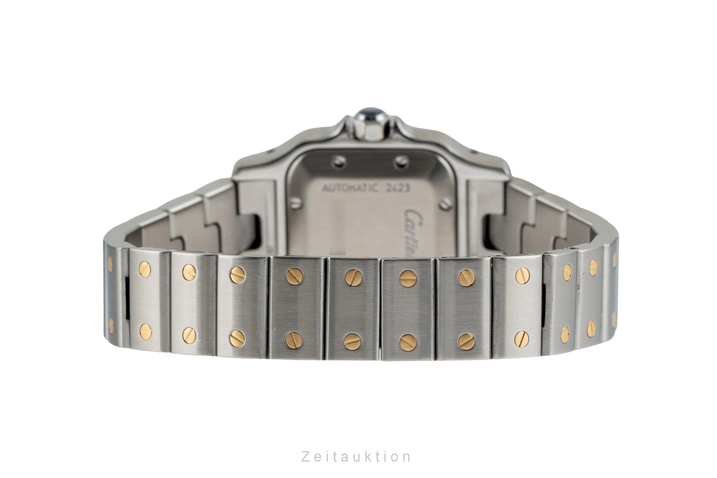 Cartier Santos Galbée SM Stahl / Gold Automatik Damenuhr Ref. W20045C4 2423 [2504342]