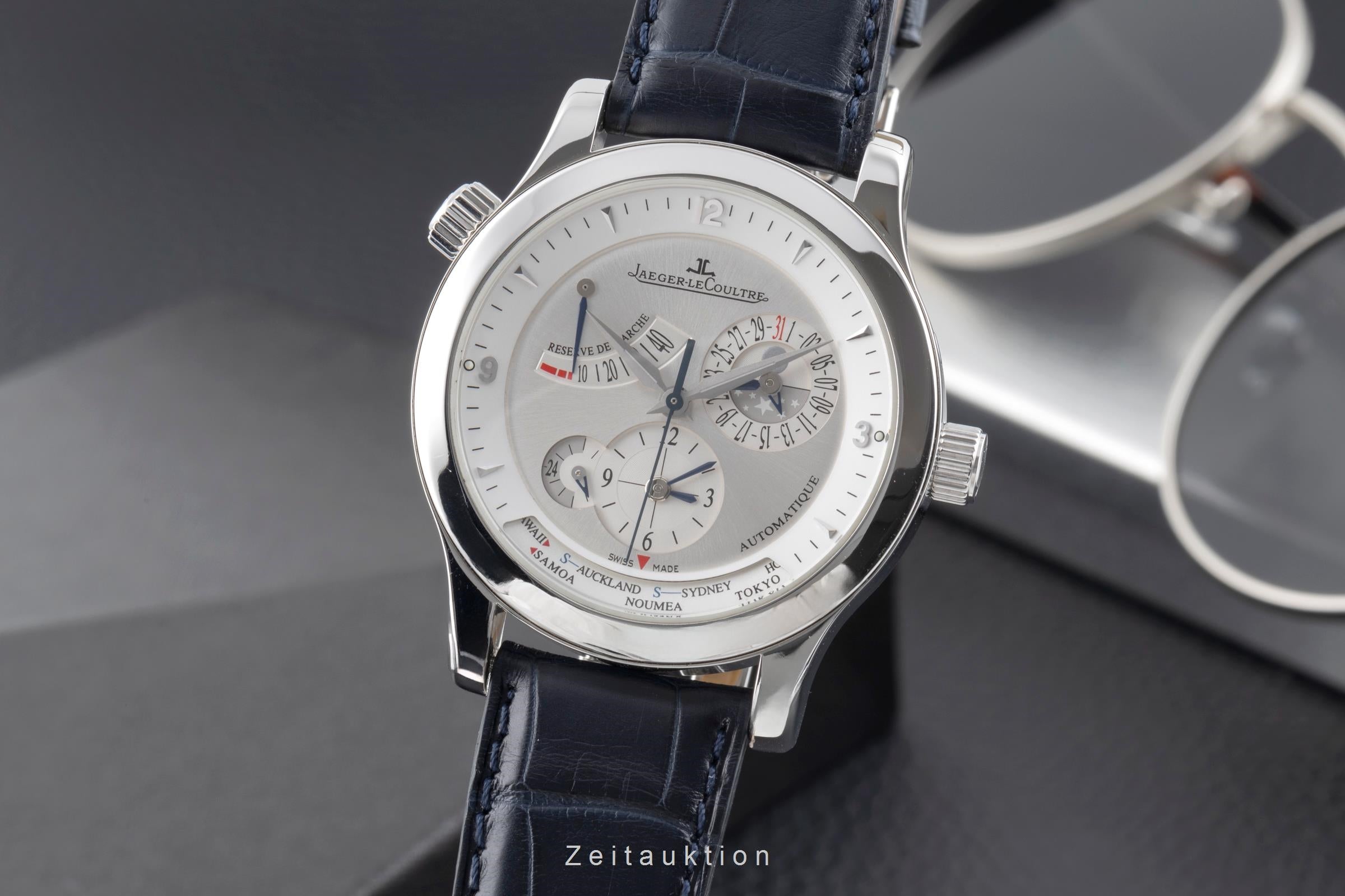 Jaeger-LeCoultre Master Georaphic Automatik Stahl Herrenuhr Ref. Q1508420  [2504343]