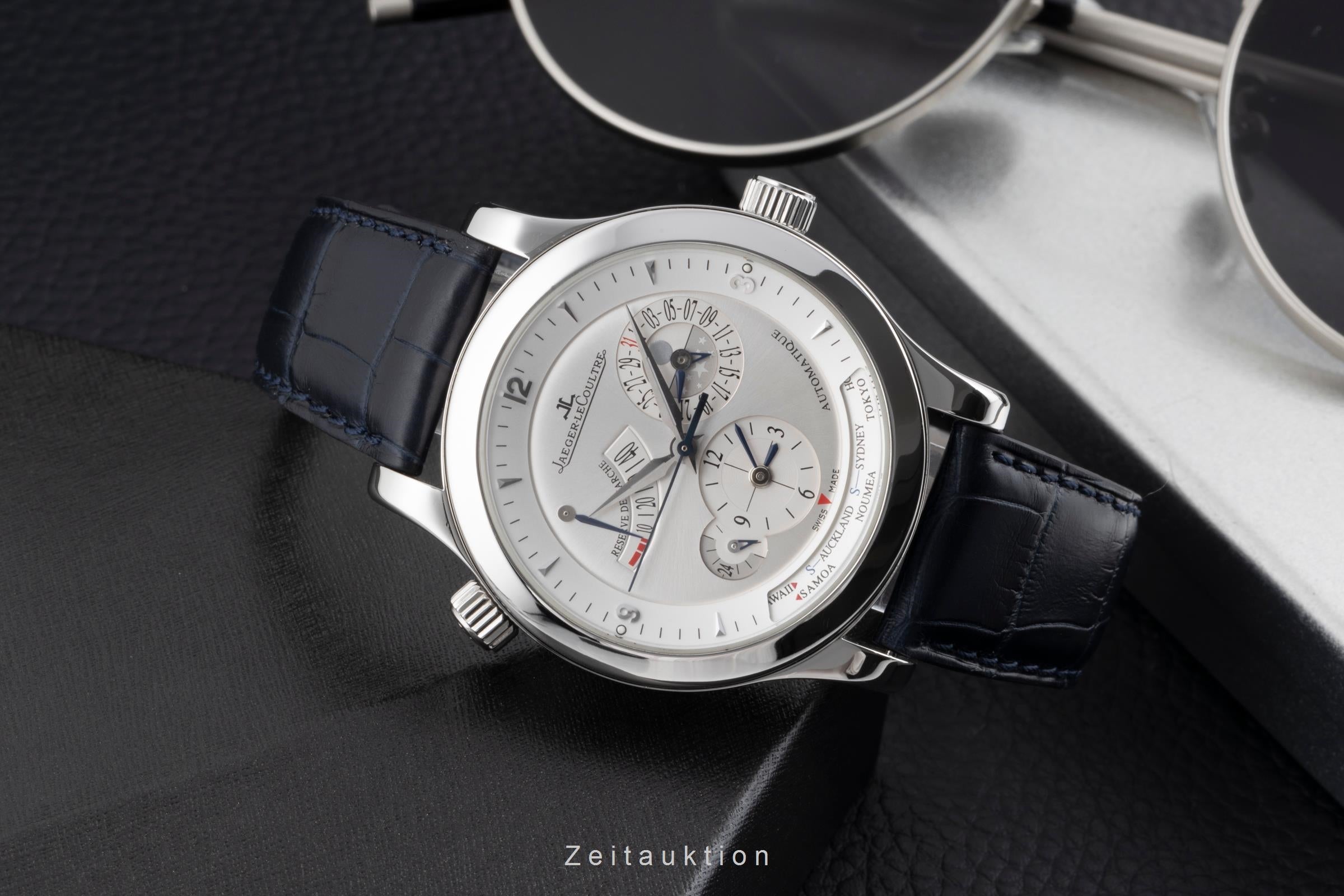 Jaeger-LeCoultre Master Georaphic Automatik Stahl Herrenuhr Ref. Q1508420  [2504343]