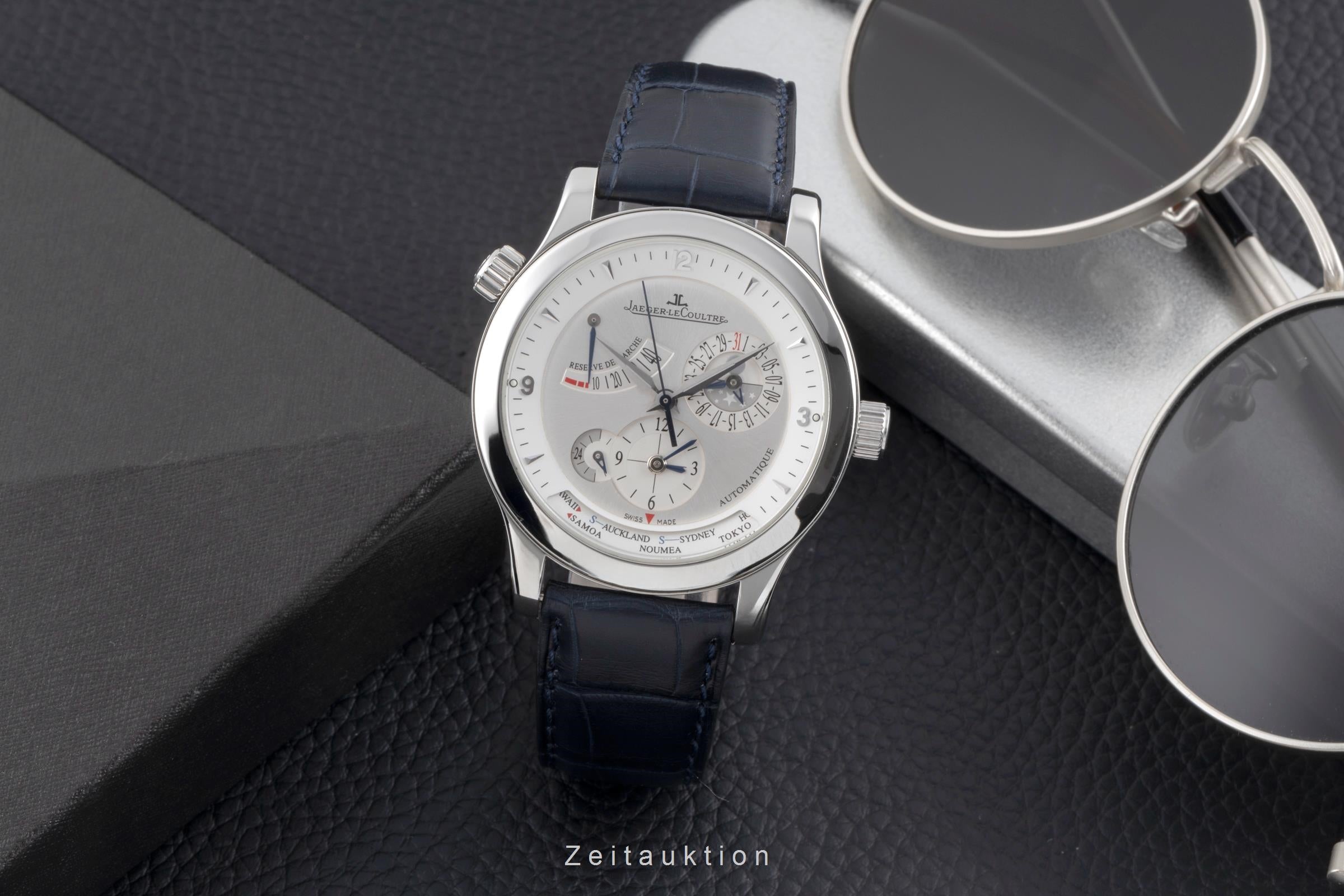 Jaeger-LeCoultre Master Georaphic Automatik Stahl Herrenuhr Ref. Q1508420  [2504343]