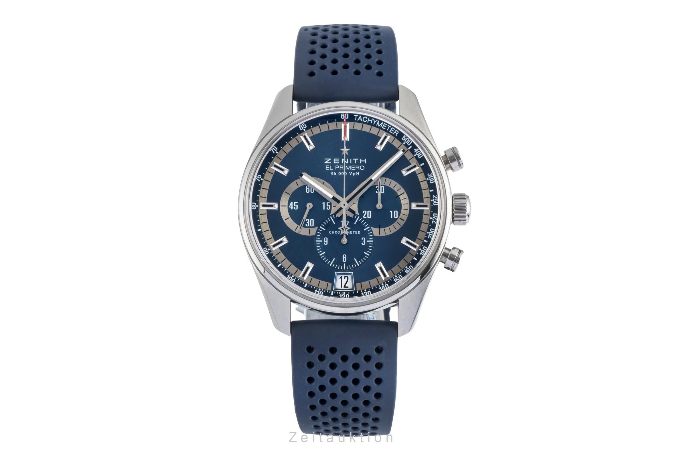 Zenith El Primero chronograph steel automatic Kal. 400 Ref