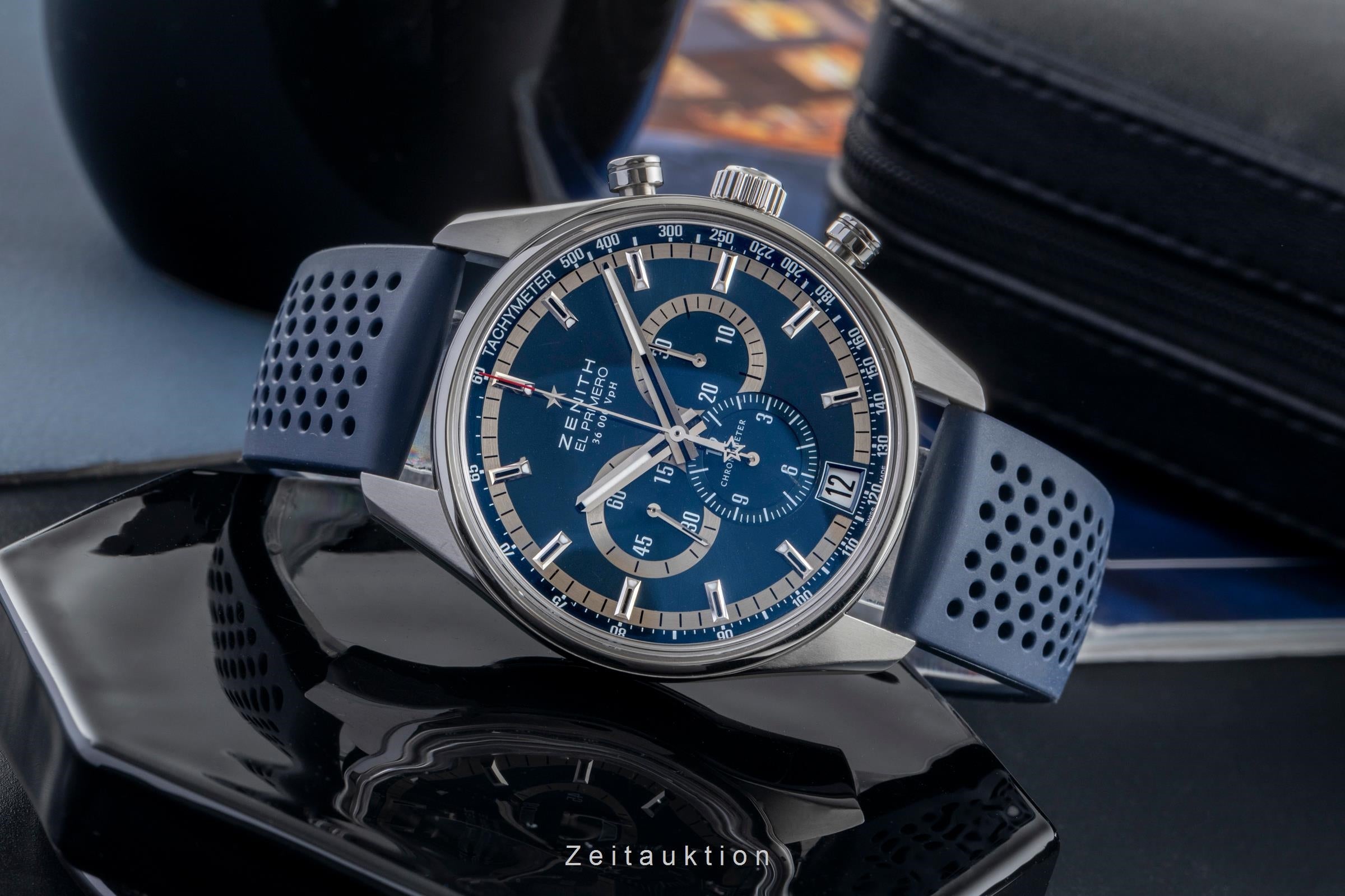 Zenith El Primero chronograph steel automatic 400 Ref