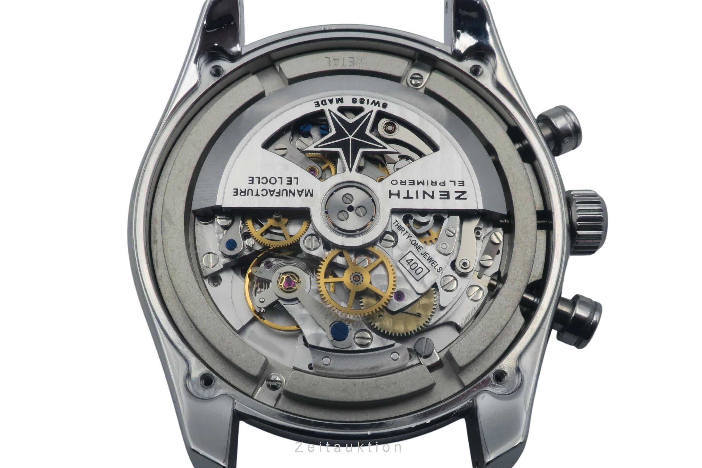 Zenith El Primero chronograph steel automatic 400 Ref