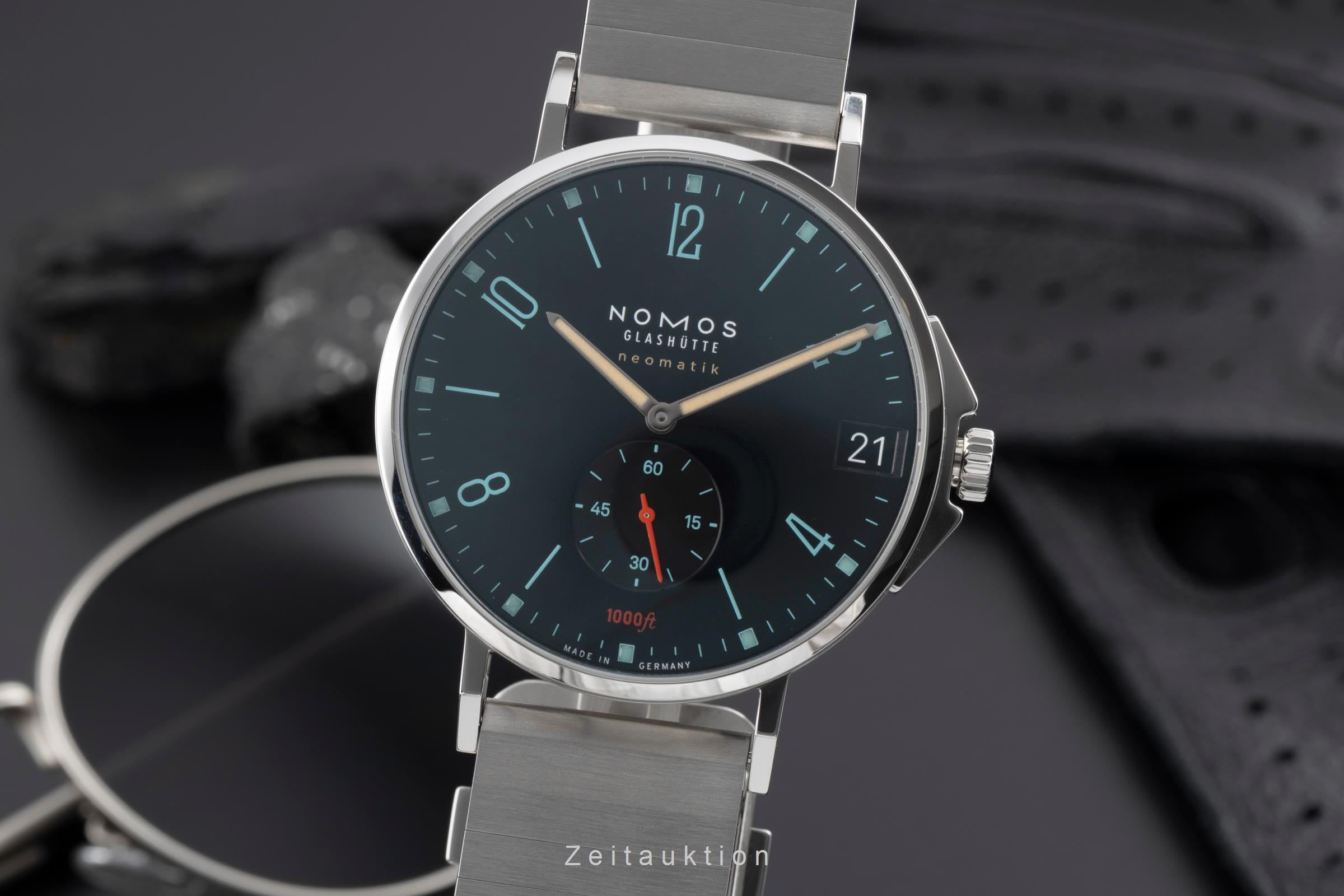 Nomos Tangente Sport steel automatic men's watch 581 LP: 4380EUR  [2504347]