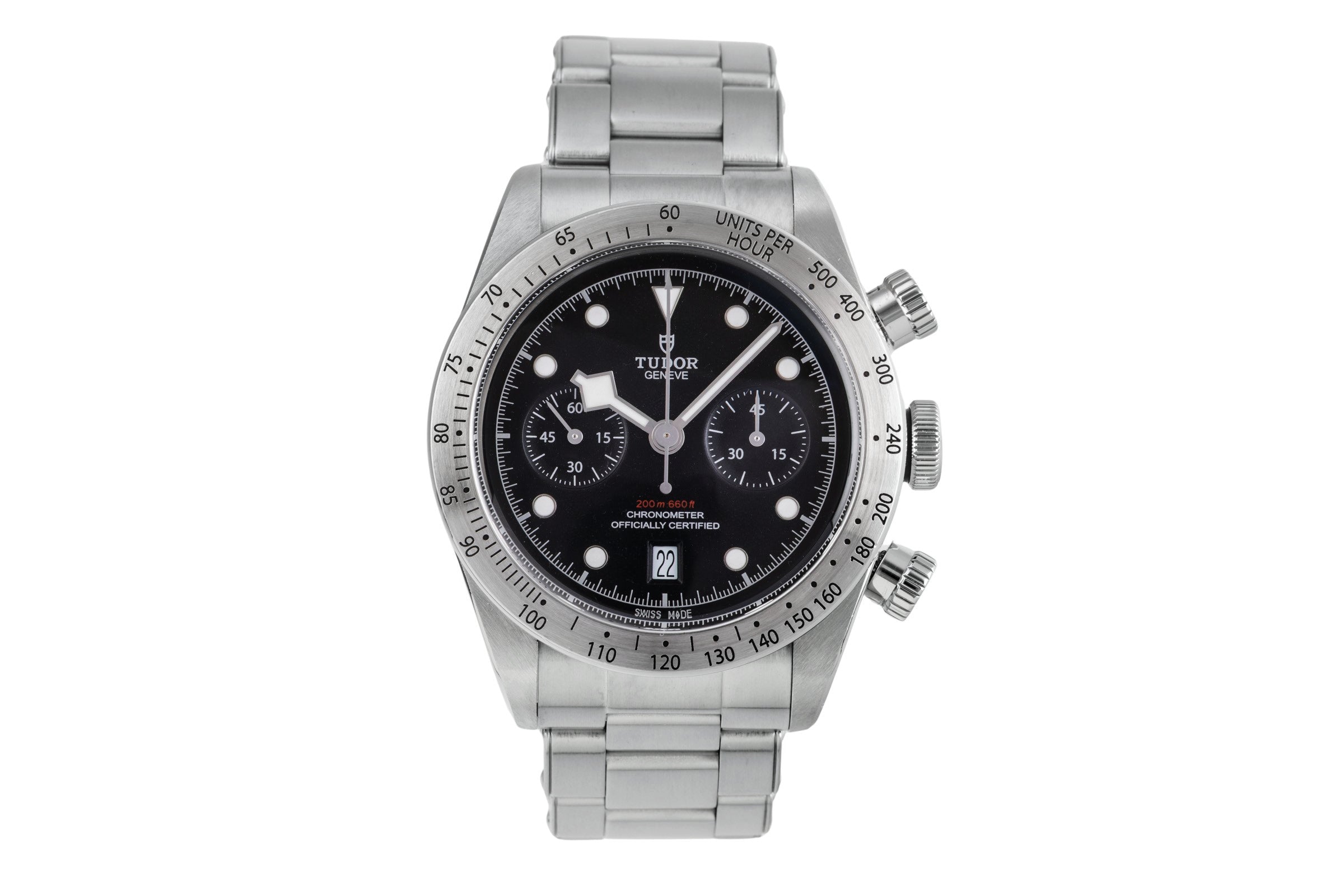 Tudor Heritage Chronograph  chronograph steel automatic men's watch 79350 LP: 5760EUR  [2504349]