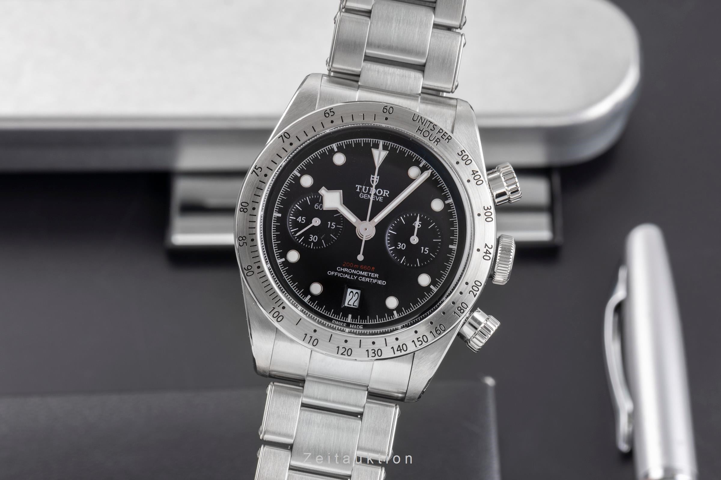 Tudor Heritage Chronograph  chronograph steel automatic men's watch 79350 LP: 5760EUR  [2504349]