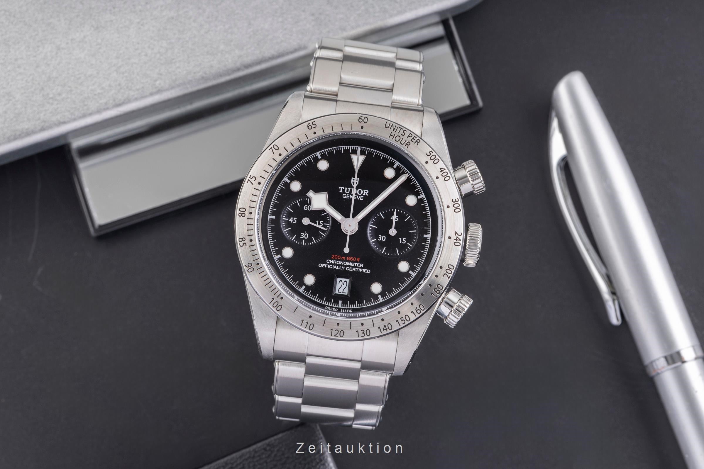 Tudor Heritage Chronograph  chronograph steel automatic men's watch 79350 LP: 5760EUR  [2504349]