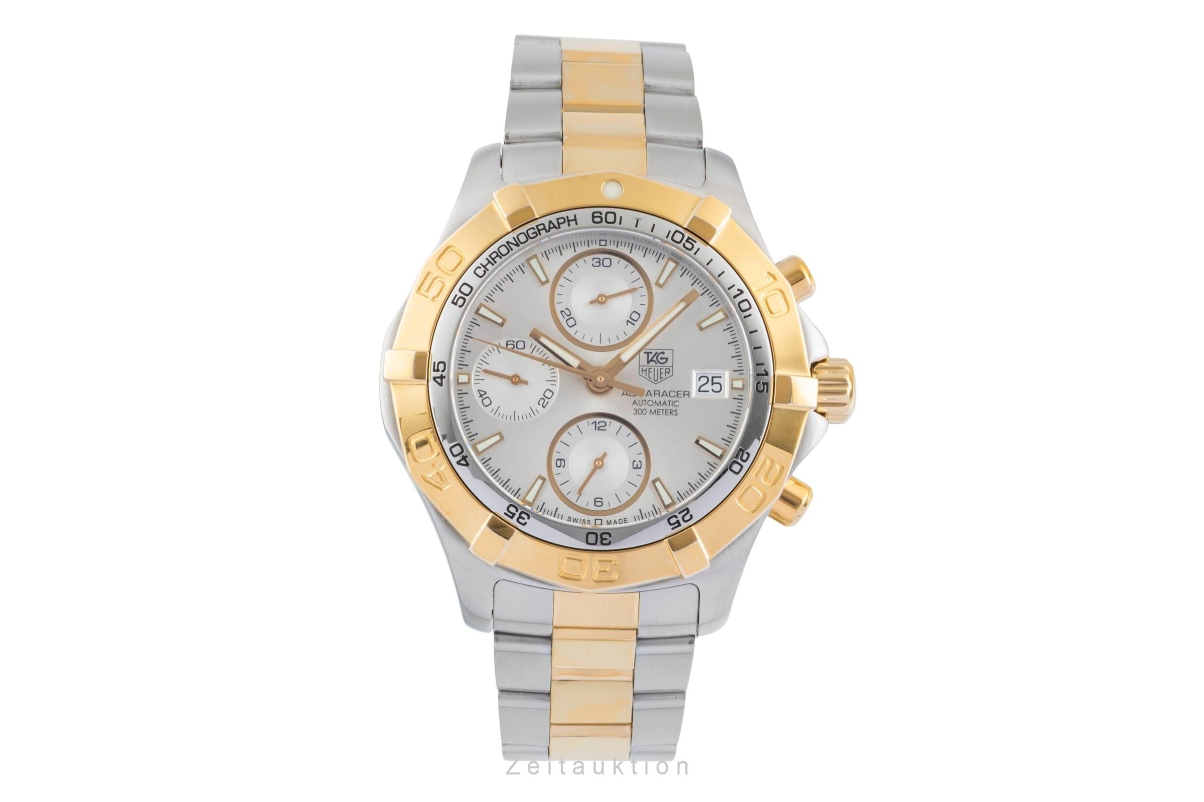 Tag Heuer Aquaracer chronographe acier / doré automatique montre pour hommes CAF2120.BB0816  [2504351]
