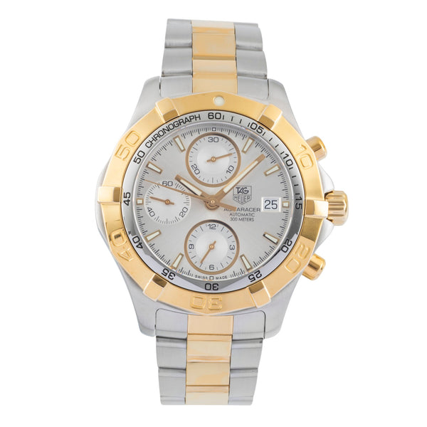 Tag Heuer Aquaracer chronographe acier / doré automatique montre pour hommes CAF2120.BB0816  [2504351]