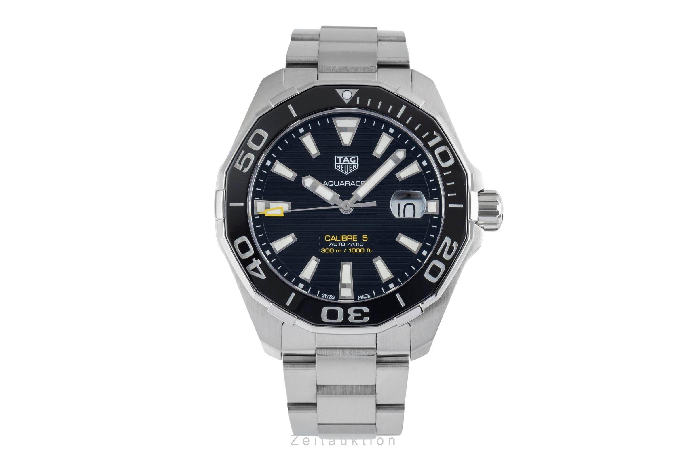 Tag Heuer Aquaracer steel automatic men's watch WAY201A  [2504352]