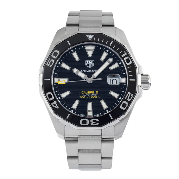 Tag Heuer Aquaracer steel automatic men's watch WAY201A  [2504352]