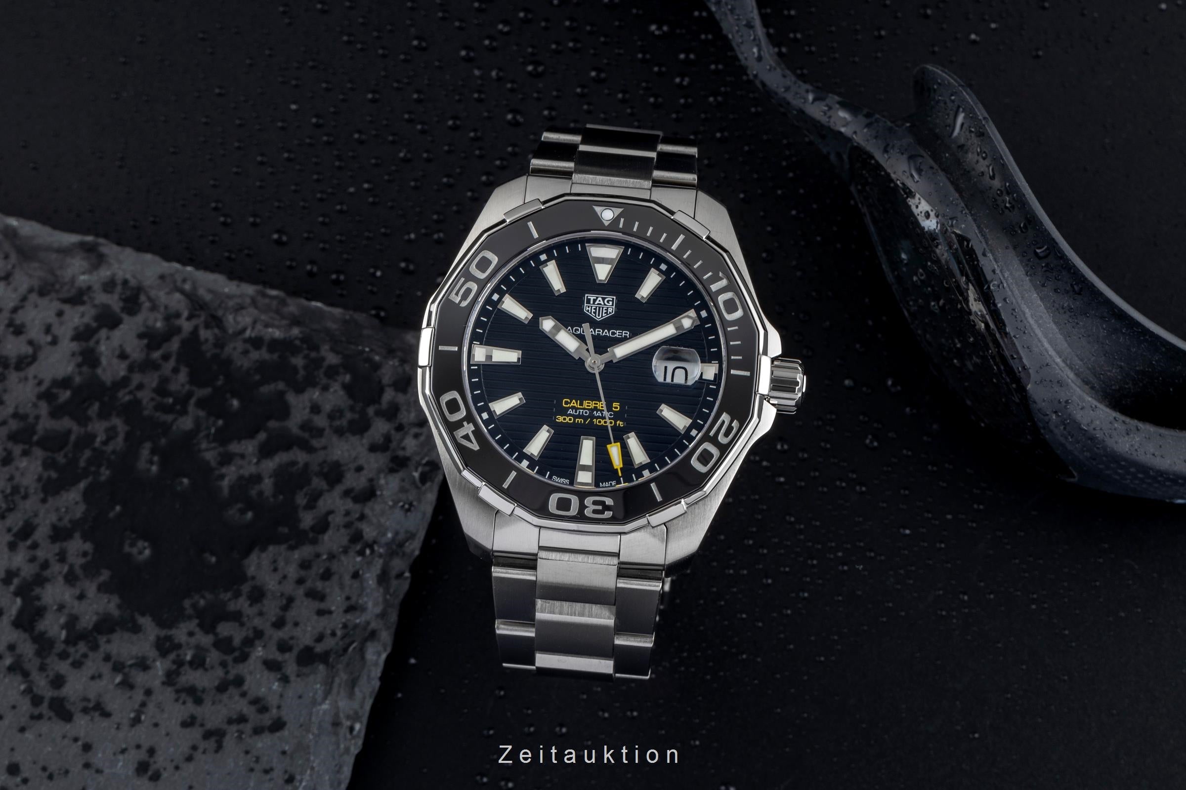 Tag Heuer Aquaracer steel automatic men's watch WAY201A  [2504352]
