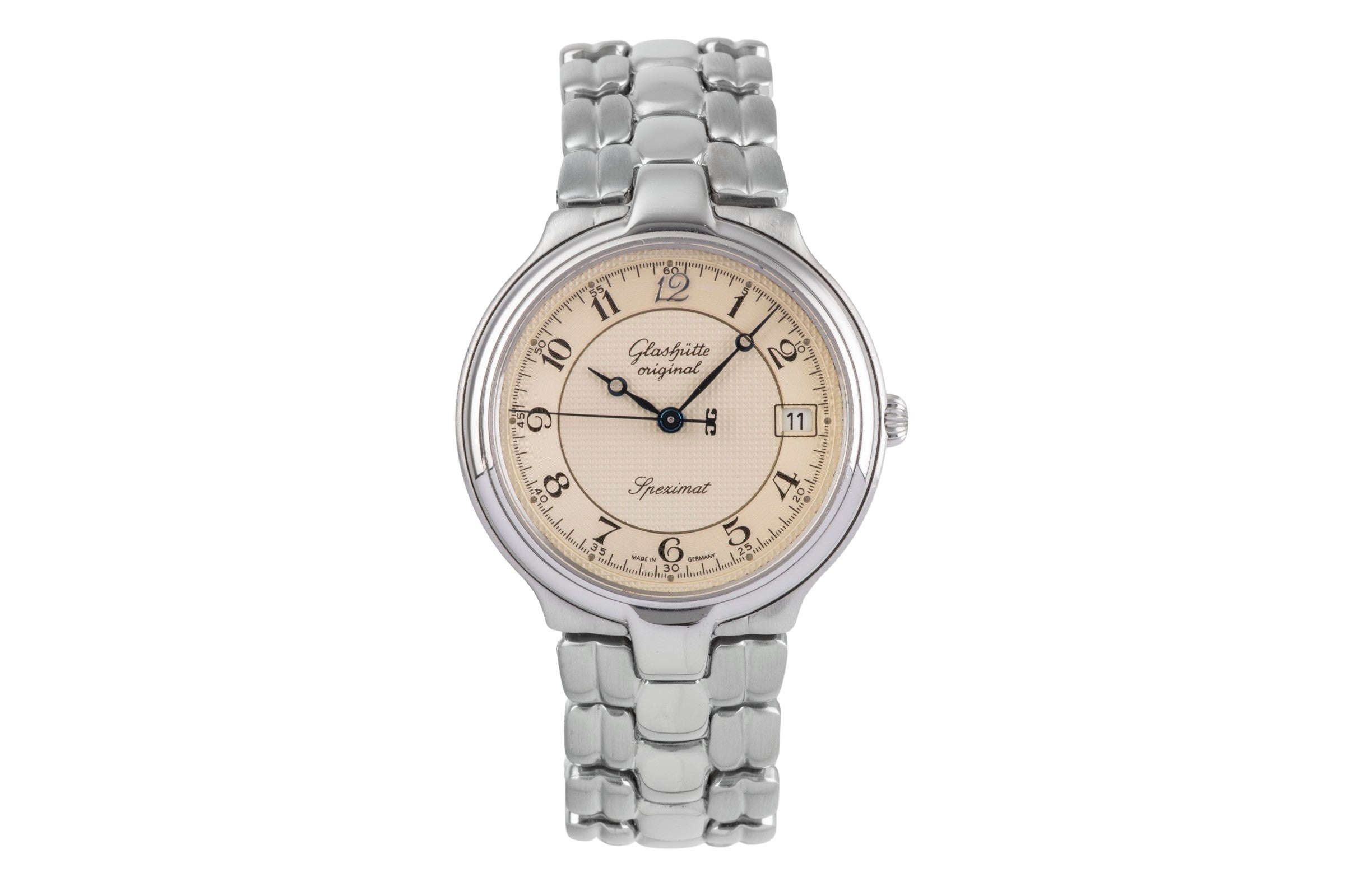 Glashütte Spezimat acier automatique montre pour hommes 1031-46-30-04  [2504359]