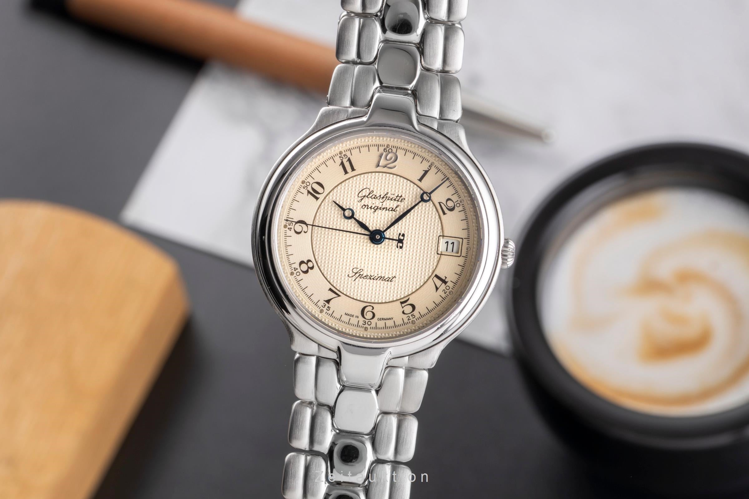 Glashütte Spezimat acier automatique montre pour hommes 1031-46-30-04  [2504359]