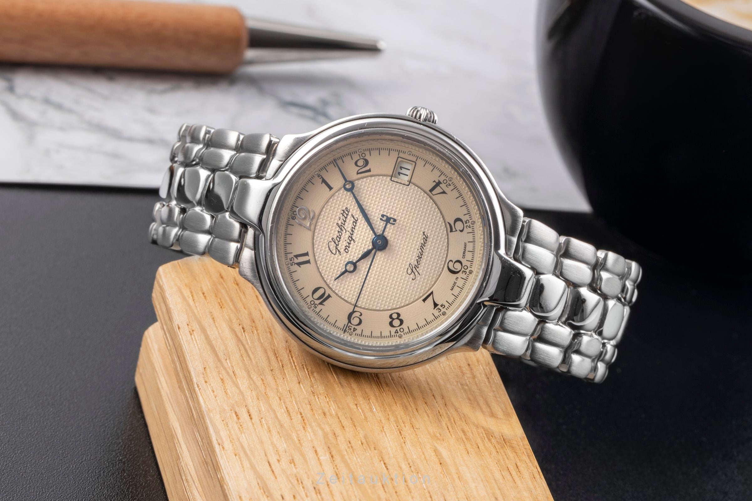 Glashütte Spezimat steel automatic men's watch 1031-46-30-04  [2504359]